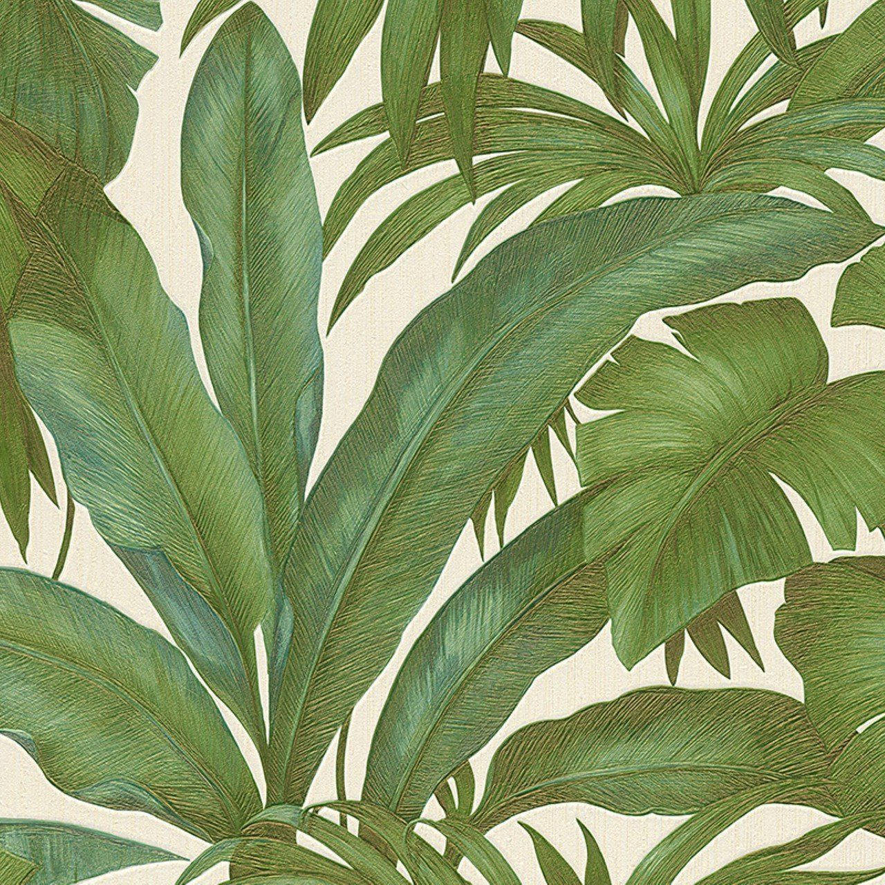 Elä ylellisyyttä Versace Green Leaf -kuosilla Taustakuvat