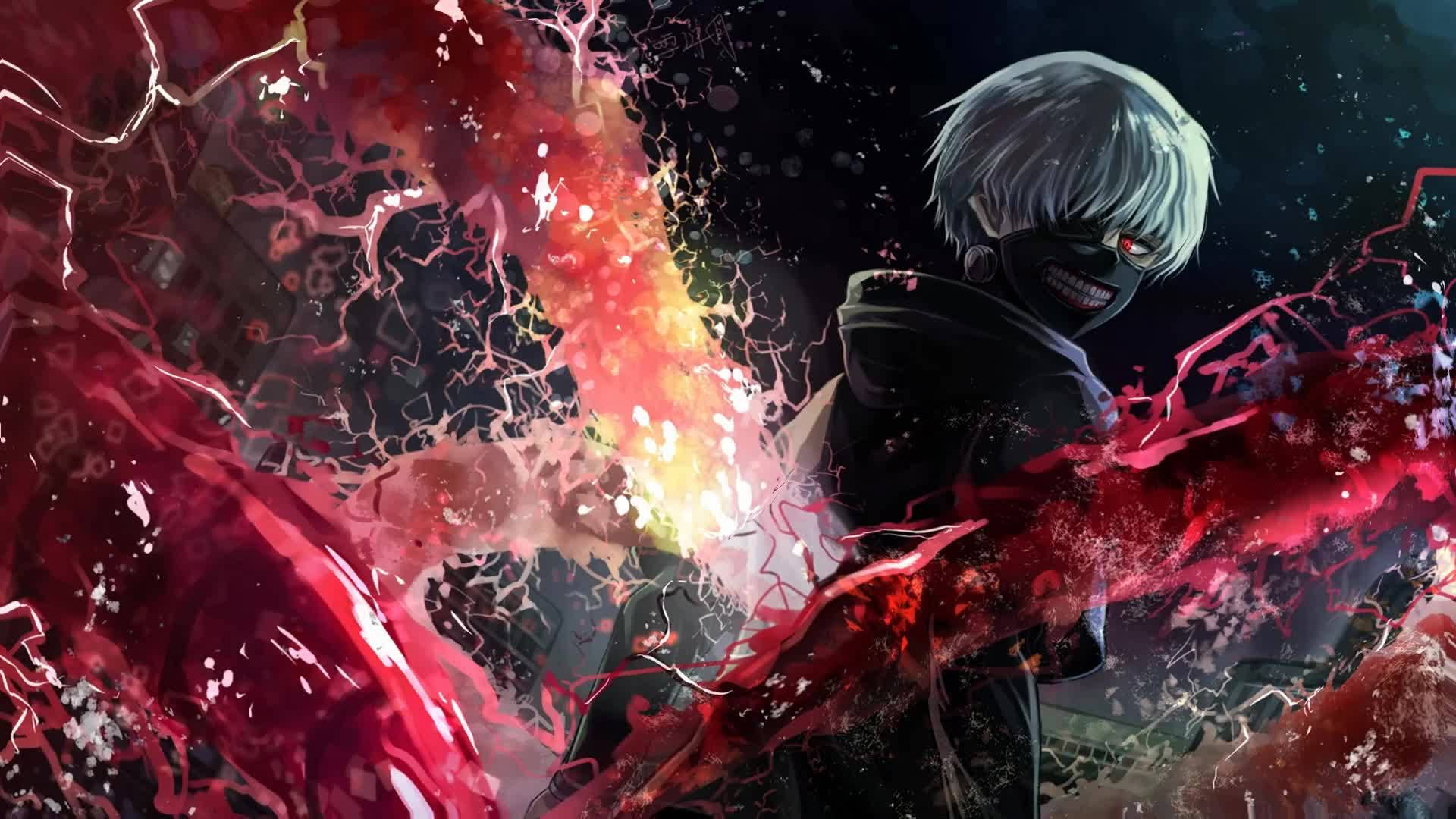 Elävä anime Kaneki Ken Taustakuvat