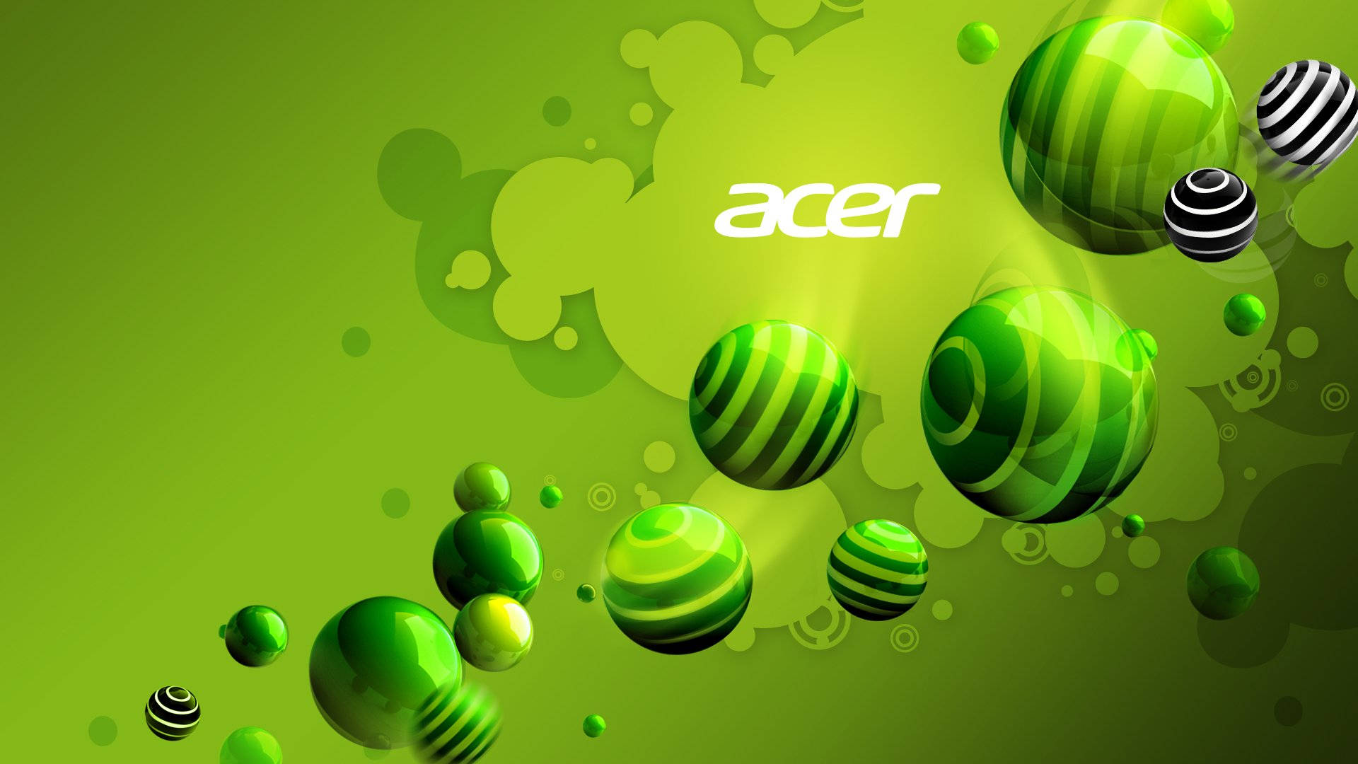 Elävä vihreä ja valkoinen Acer-logo Taustakuvat