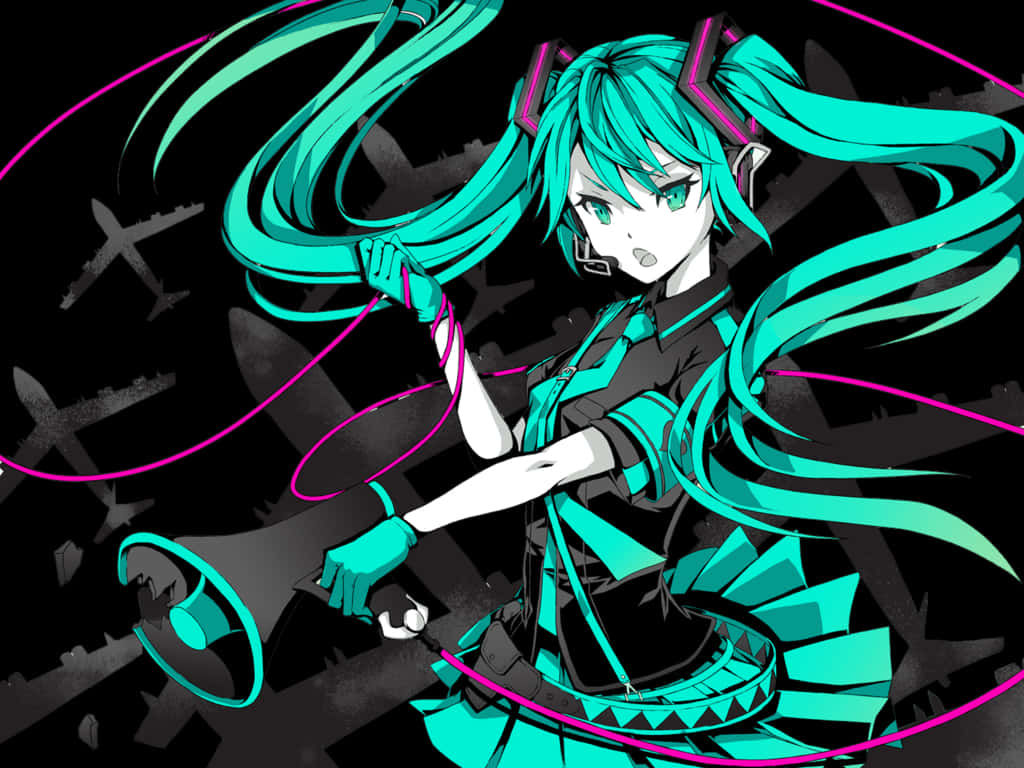 Eläväinen Hatsune Miku -taideteos Taustakuvat