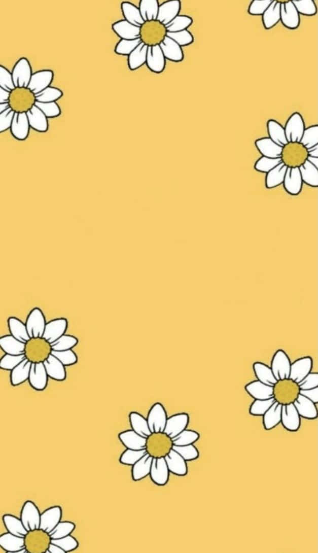 Eläväinen keltainen horisontti säteilee positiivisuutta Taustakuvat