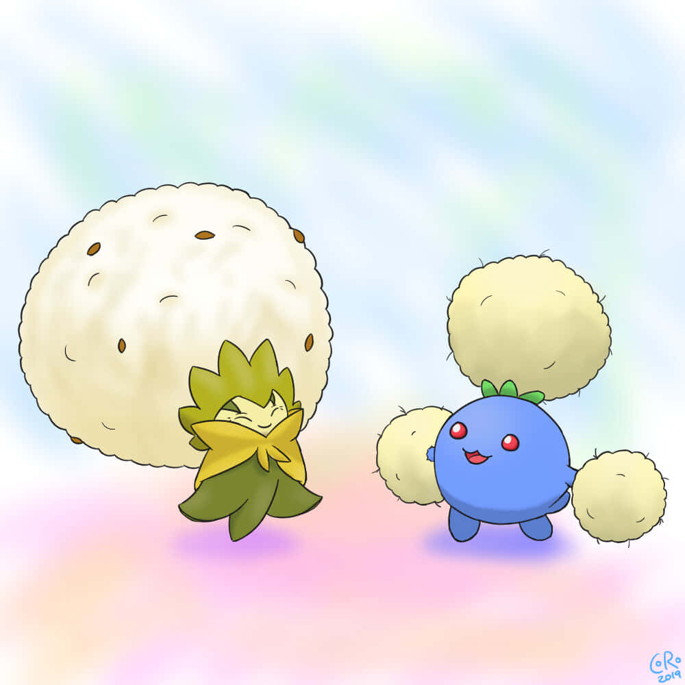 Eldegoss ja Jumpluff Taustakuvat