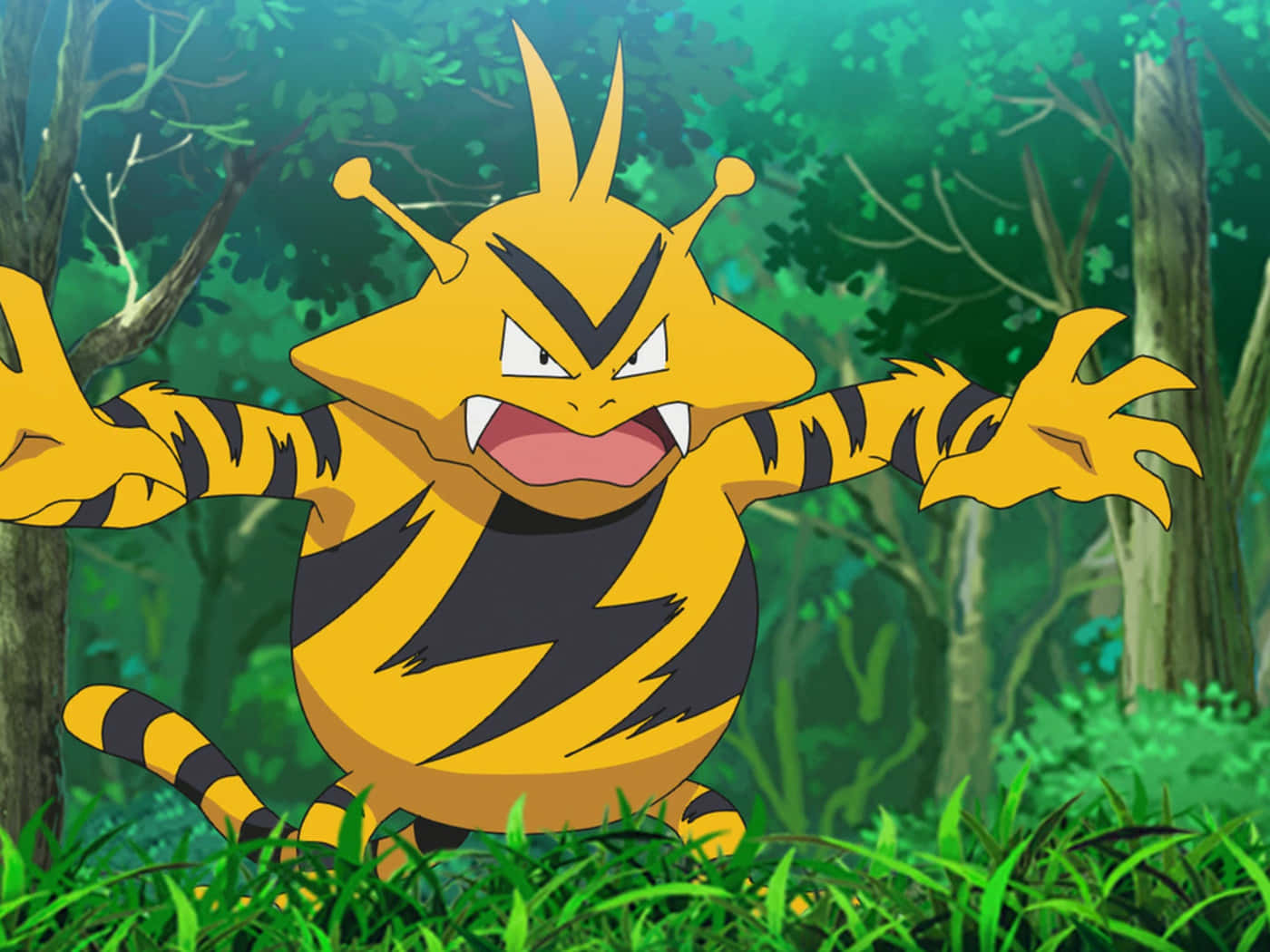Electabuzz metsässä Taustakuvat