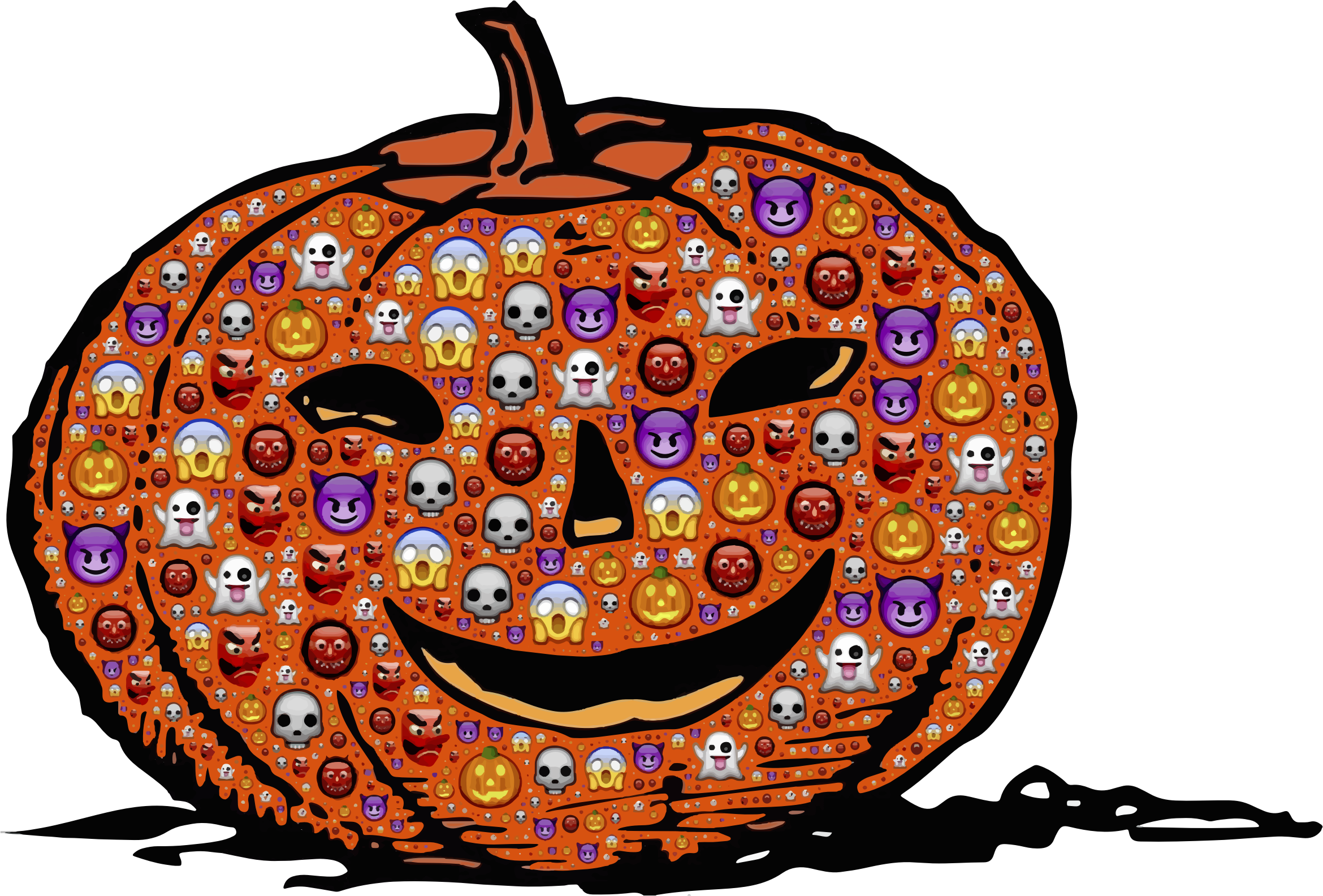 Emoji-kuvioinen Halloween-kurpitsa.PNG Taustakuvat