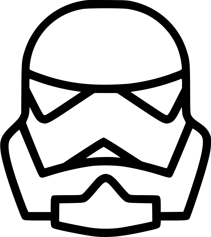 Ensimmäisen ritarikunnan Stormtrooper-kypärän ääriviivat Taustakuvat