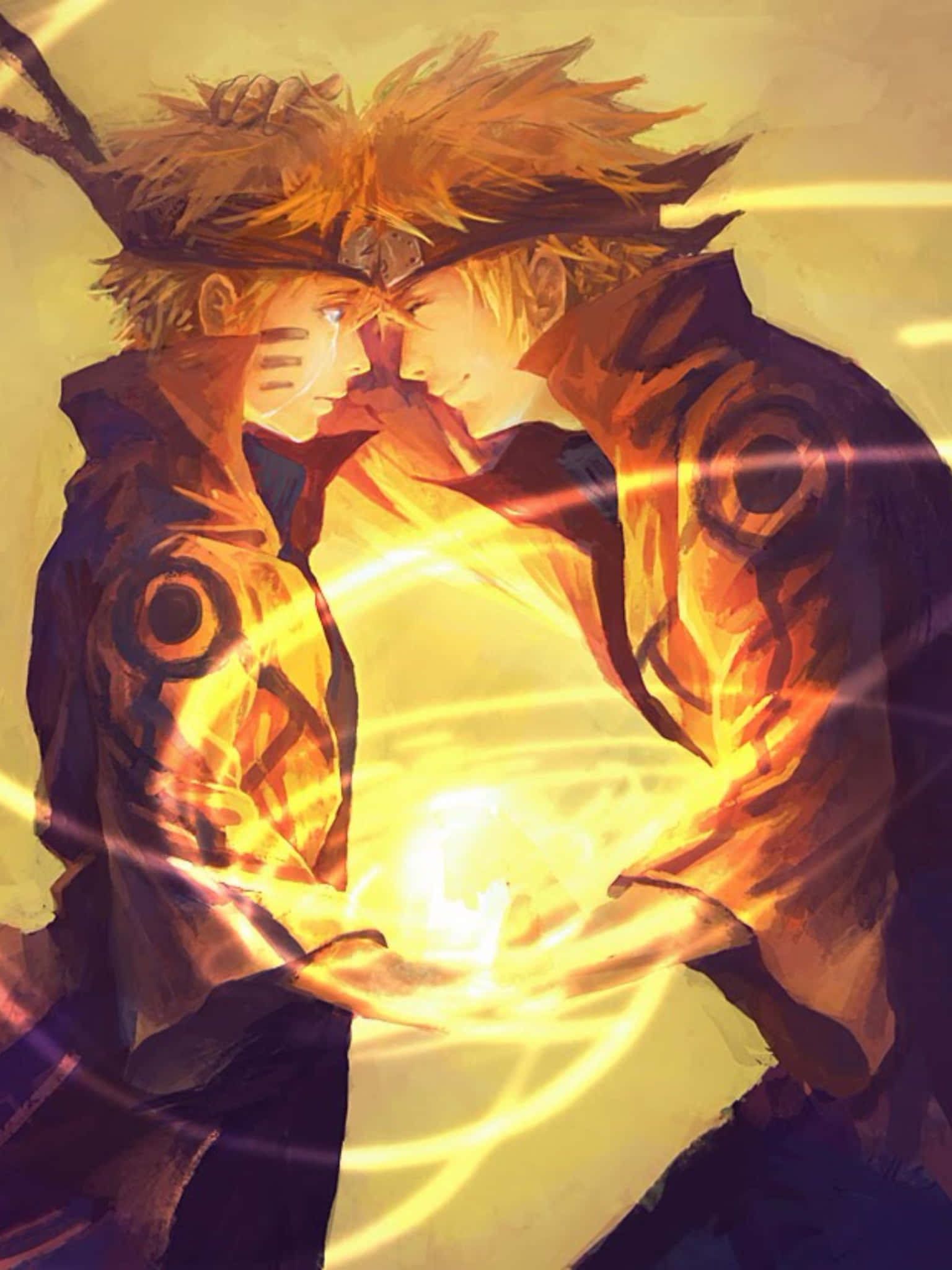 Epic Naruto ja Kurama -dynaaminen kaksikko Taustakuvat