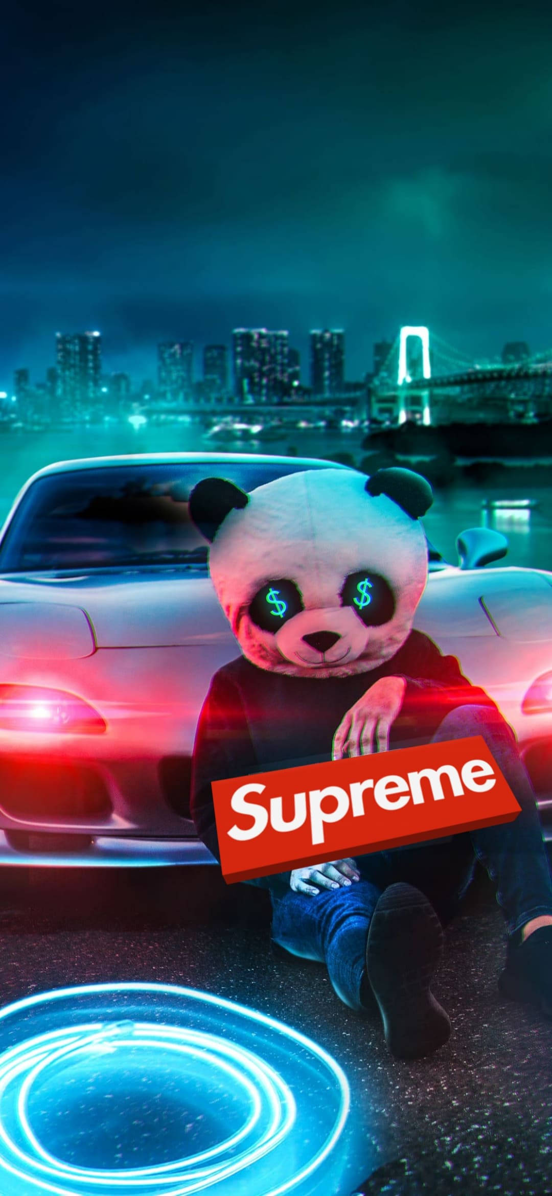 Epic Red Supreme With Panda Taustakuvat