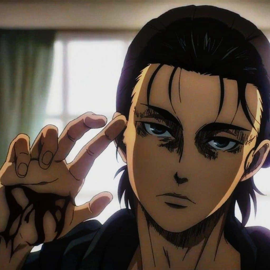 Eren Yeager PFP verisellä kädellä Taustakuvat