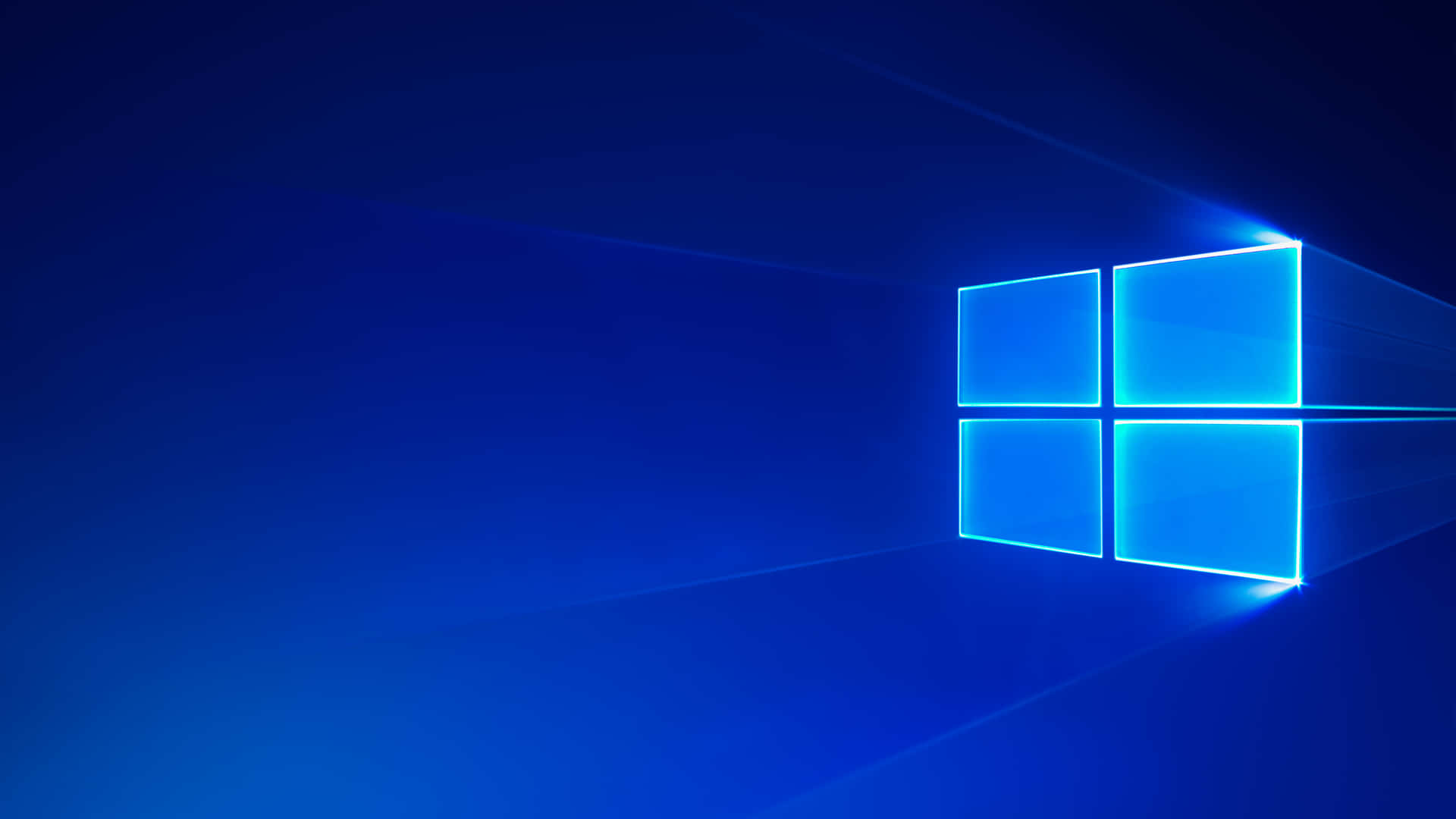 Erinomainen sininen Windows 10 -taustakuva Taustakuvat