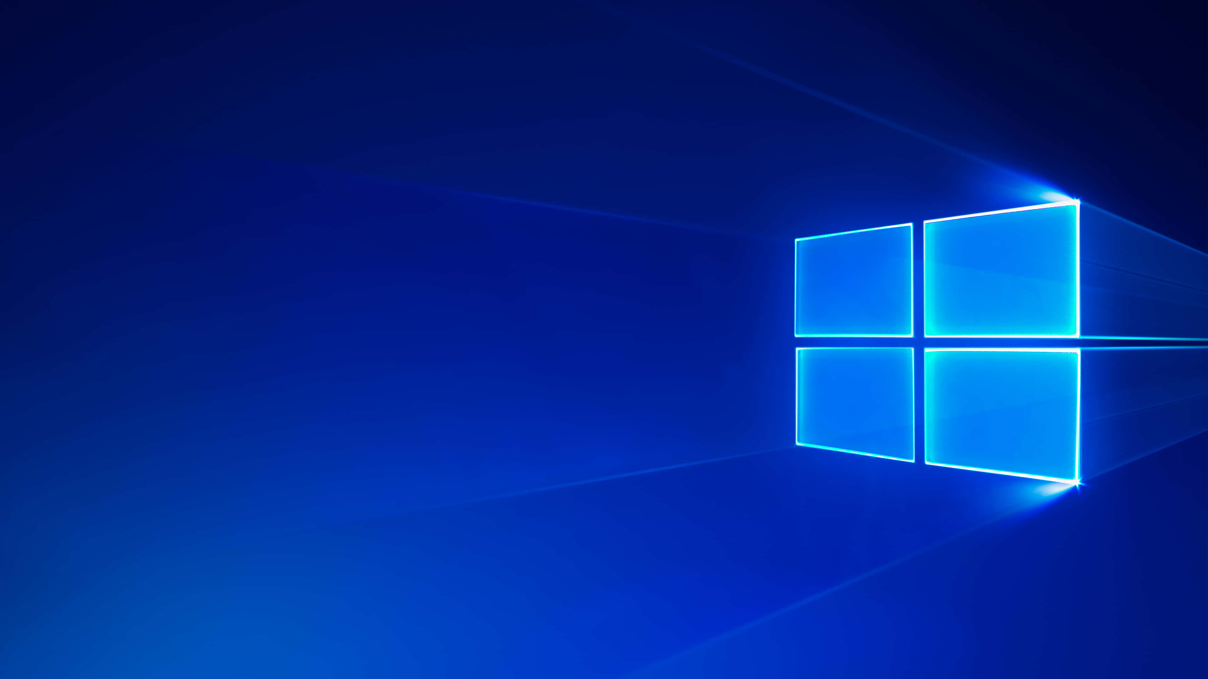 Erinomainen sininen Windows 10 -taustakuva Taustakuvat