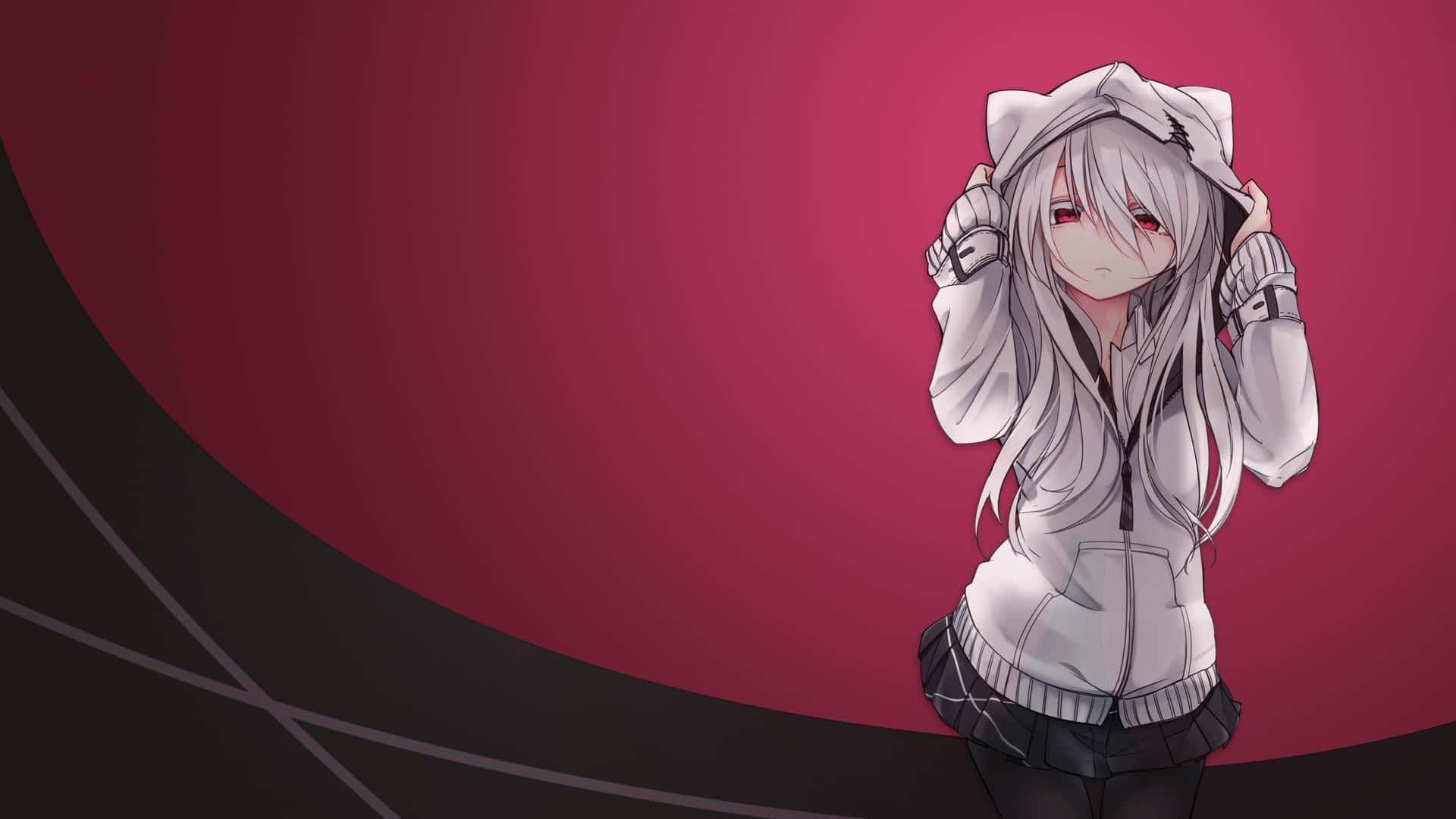 Esittelemme täydellisen syysasusteen: Anime-tytön huppari. Taustakuvat