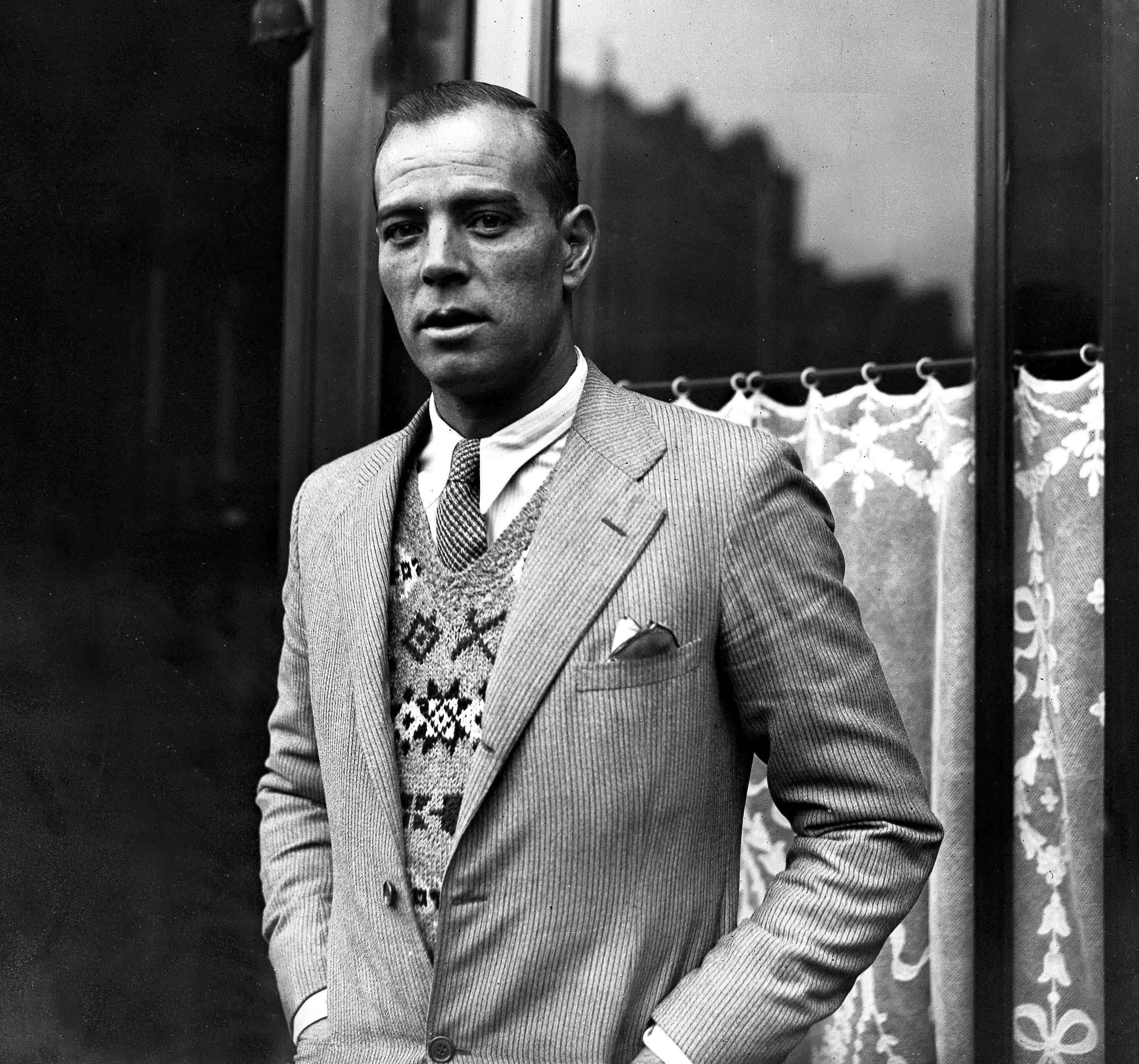Espanjalainen jalkapalloilija Ricardo Zamora 1934 valokuva Taustakuvat