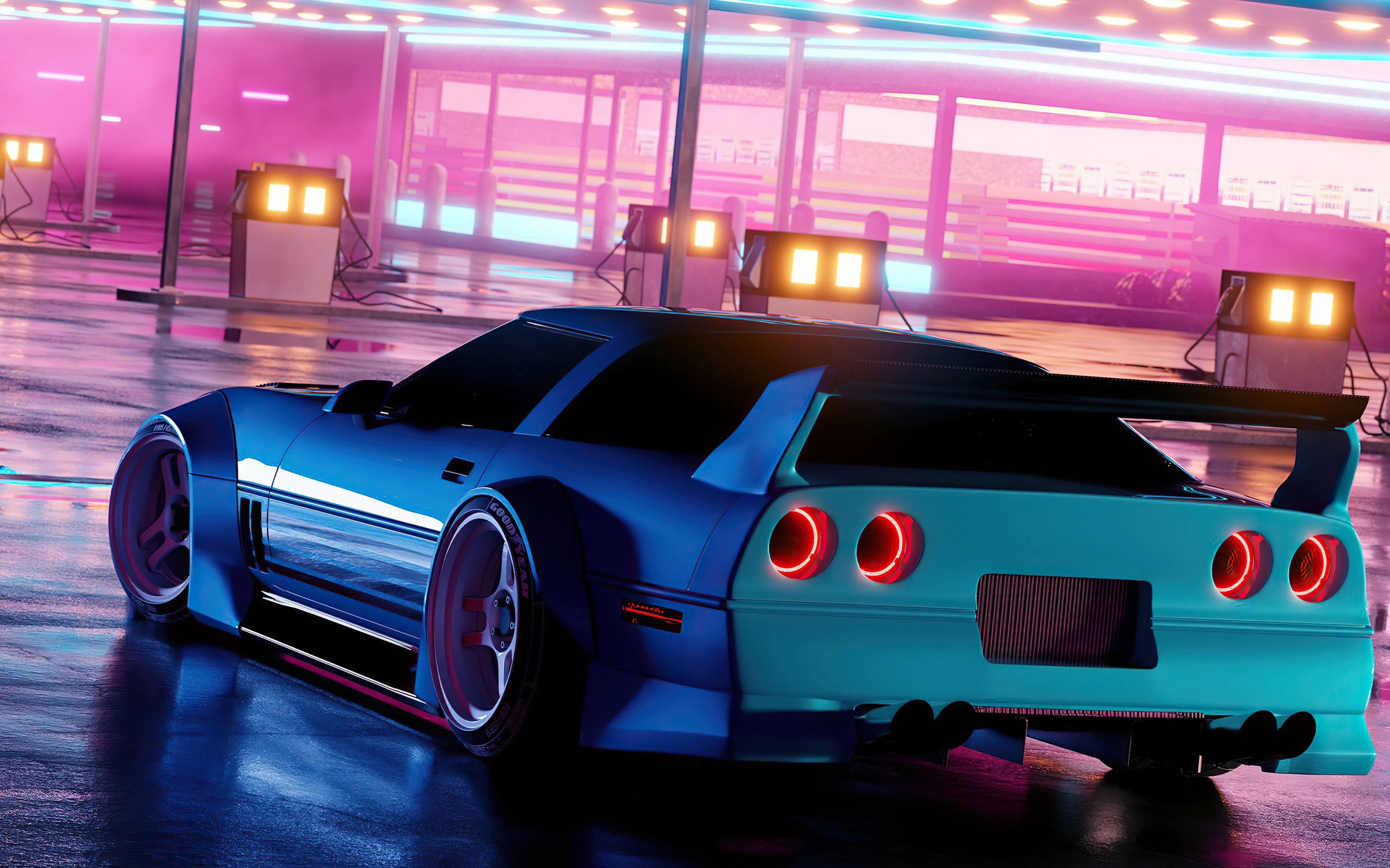 Esteettinen 4K-auto Nissan Skyline GT-R Taustakuvat
