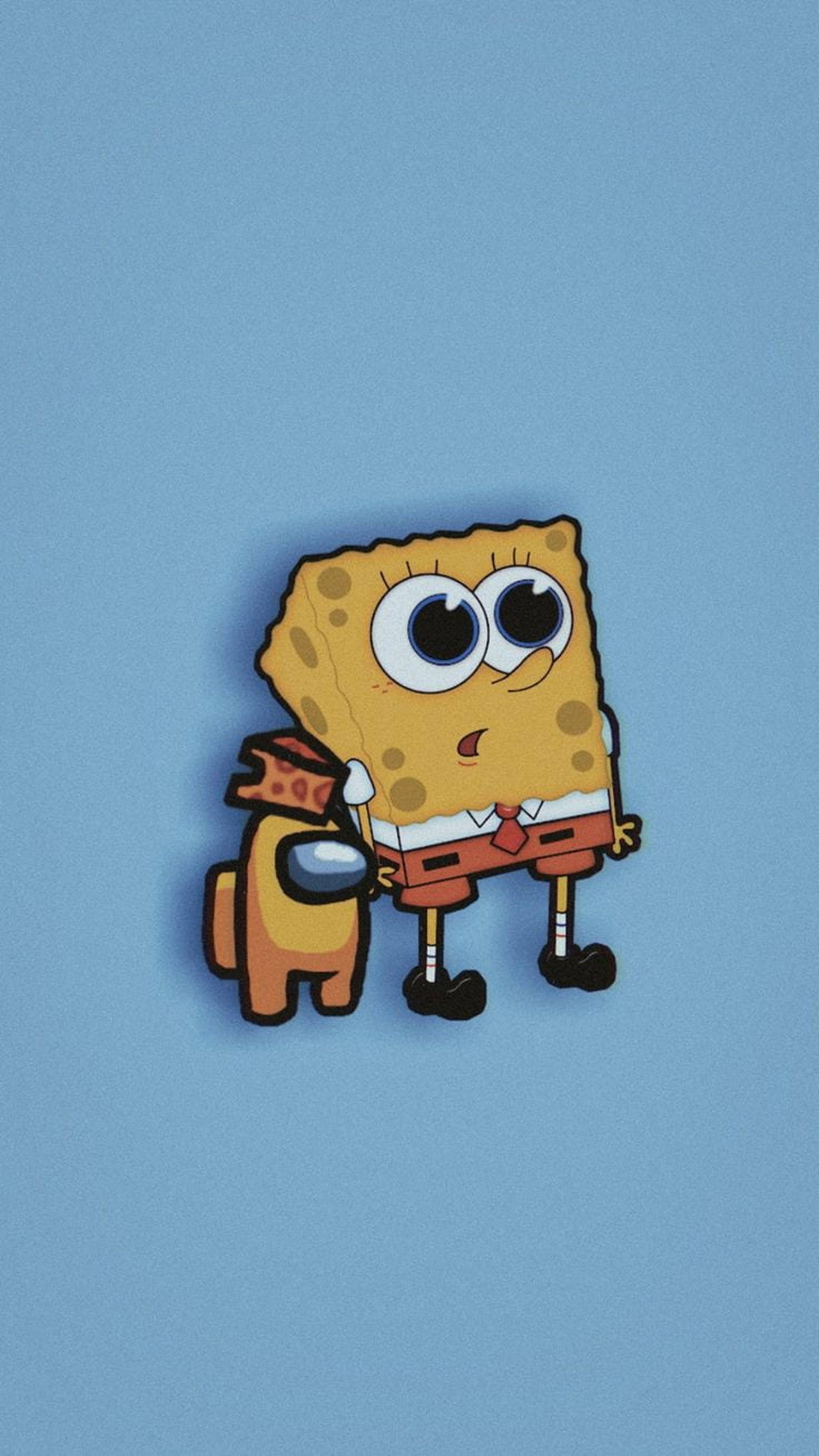Esteettinen Among US Spongebobin kanssa Taustakuvat