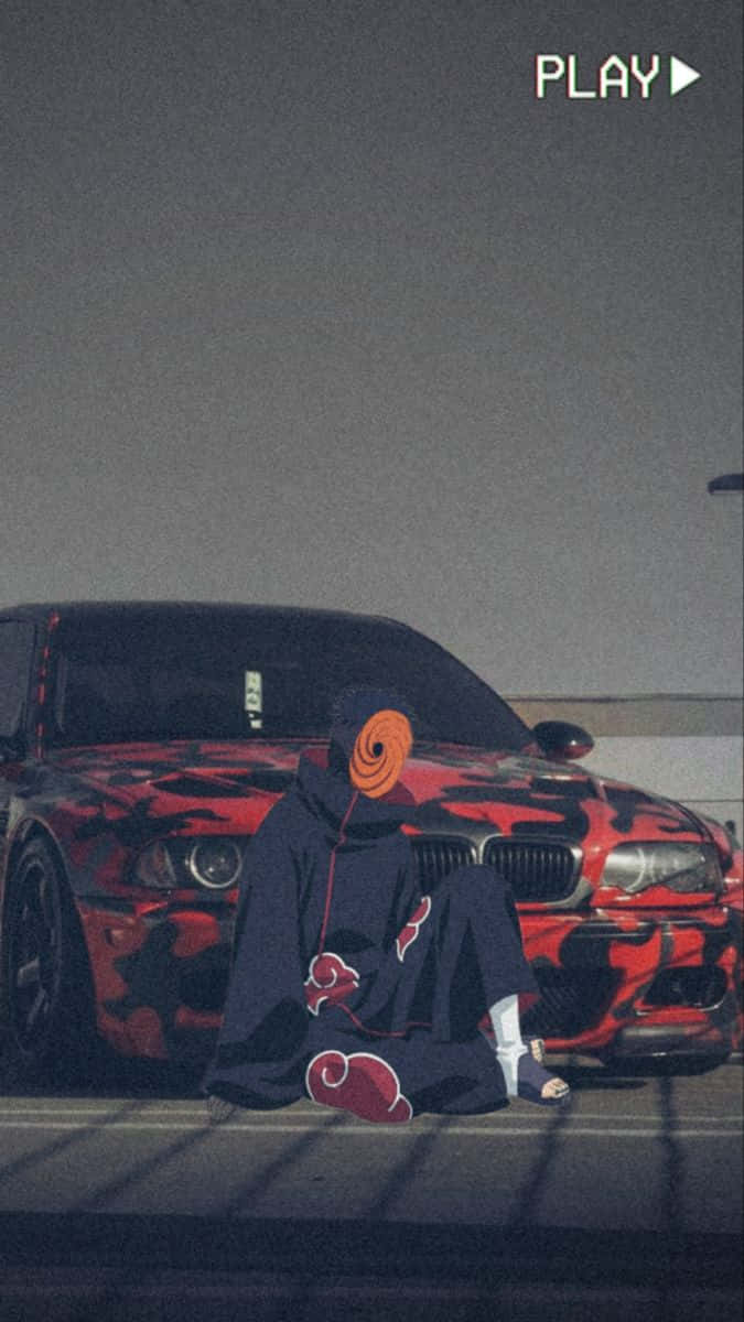 Esteettinen anime Tobi iPhone Taustakuvat