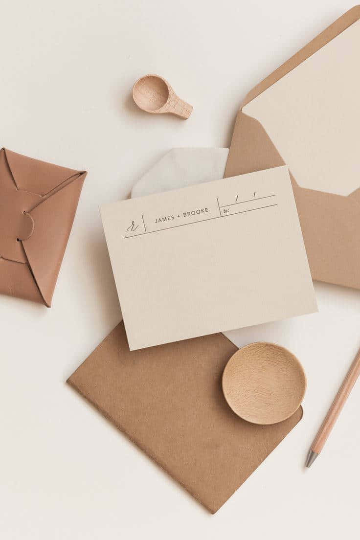 Esteettinen beige tapetti Taustakuvat