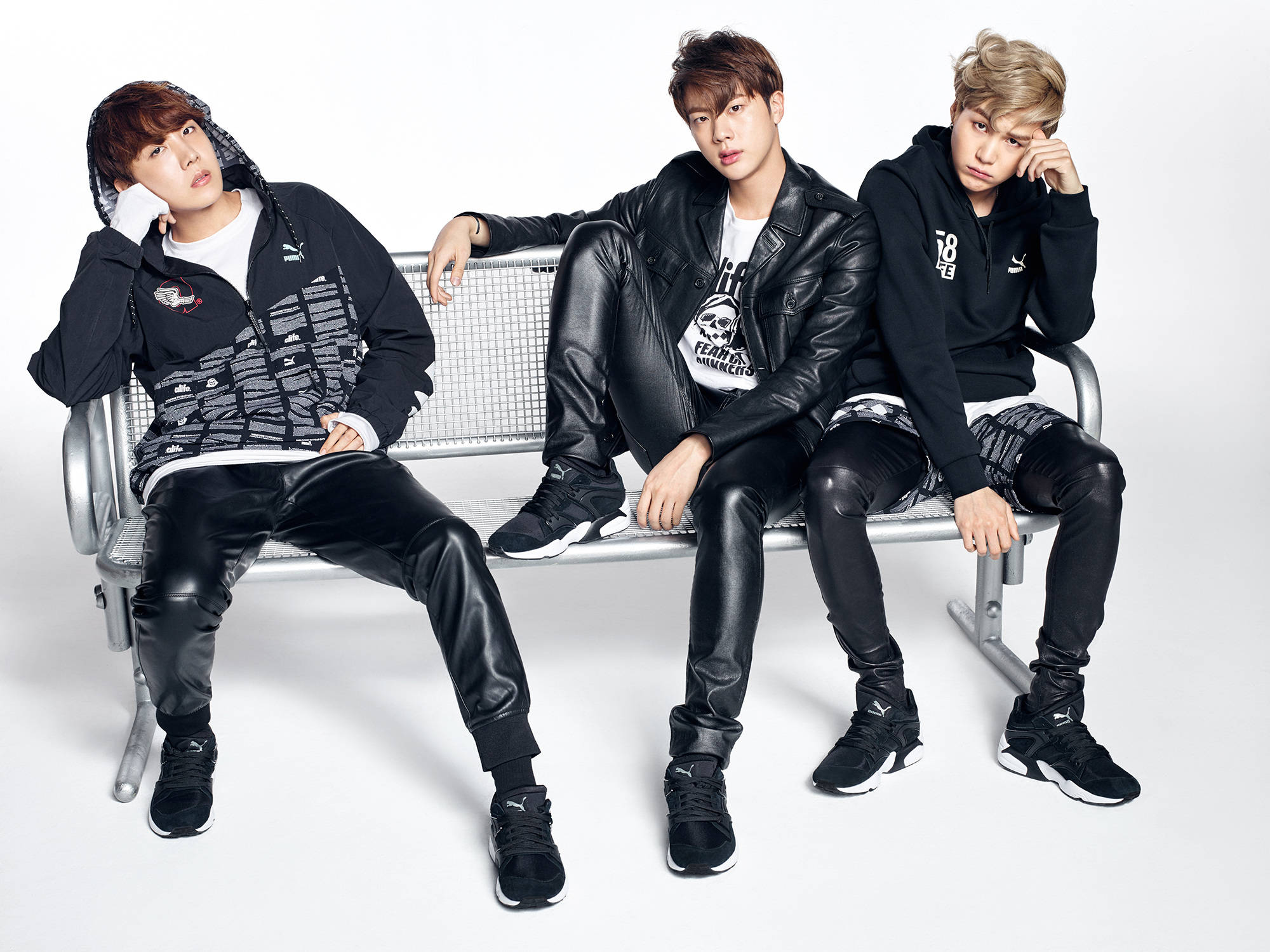 Esteettinen BTS Hyung Line Taustakuvat