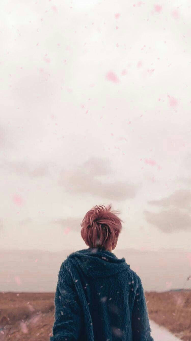 Esteettinen Bts Jimin Spring Day Taustakuvat