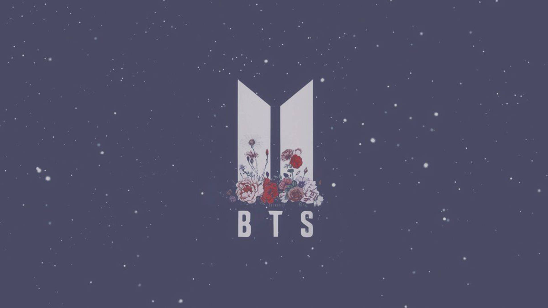 Esteettinen BTS-laptop-logo Taustakuvat