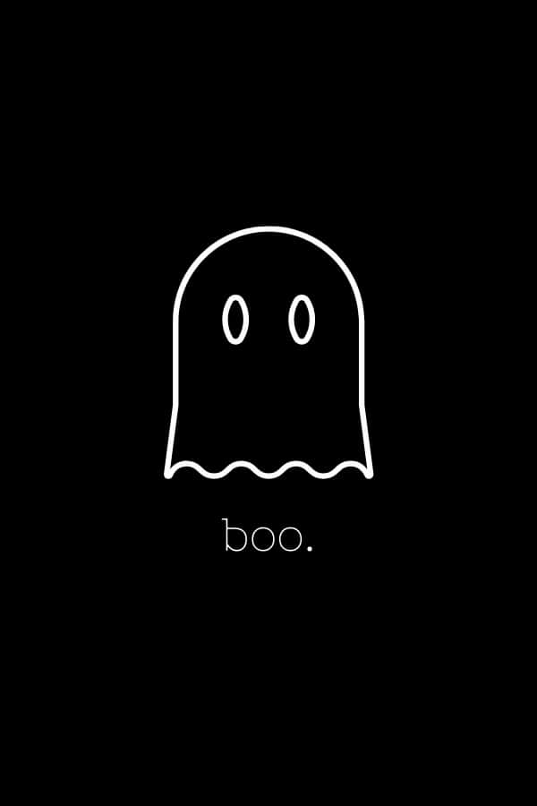 Esteettinen Halloween-taustakuva Haamu Boo Taustakuvat
