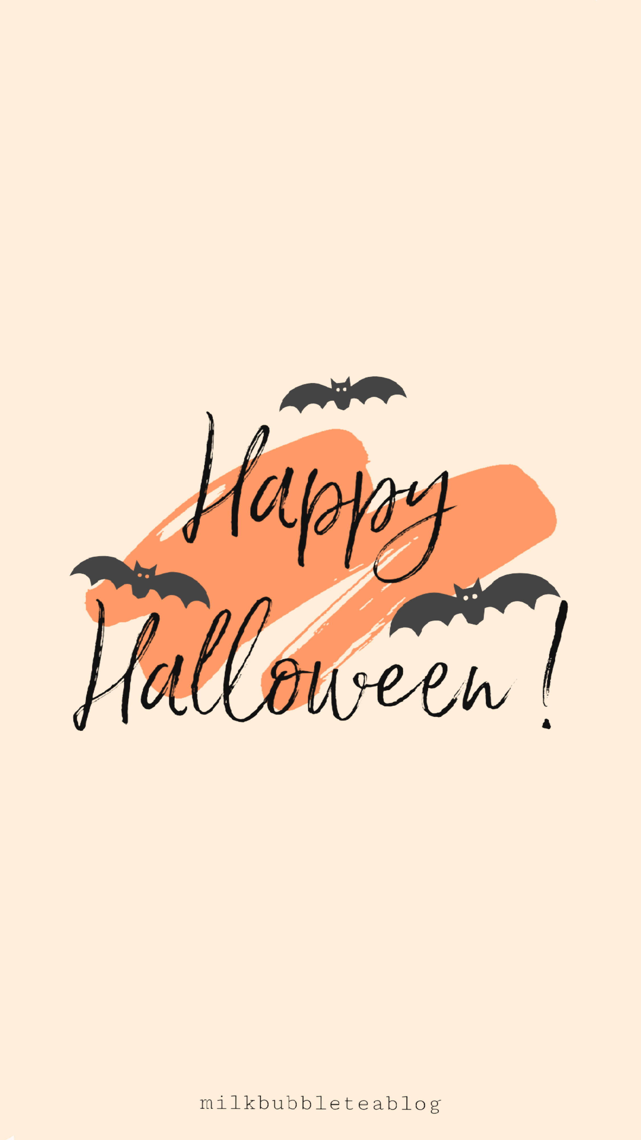 Esteettinen Hyvää Halloweenia iPhone Taustakuvat