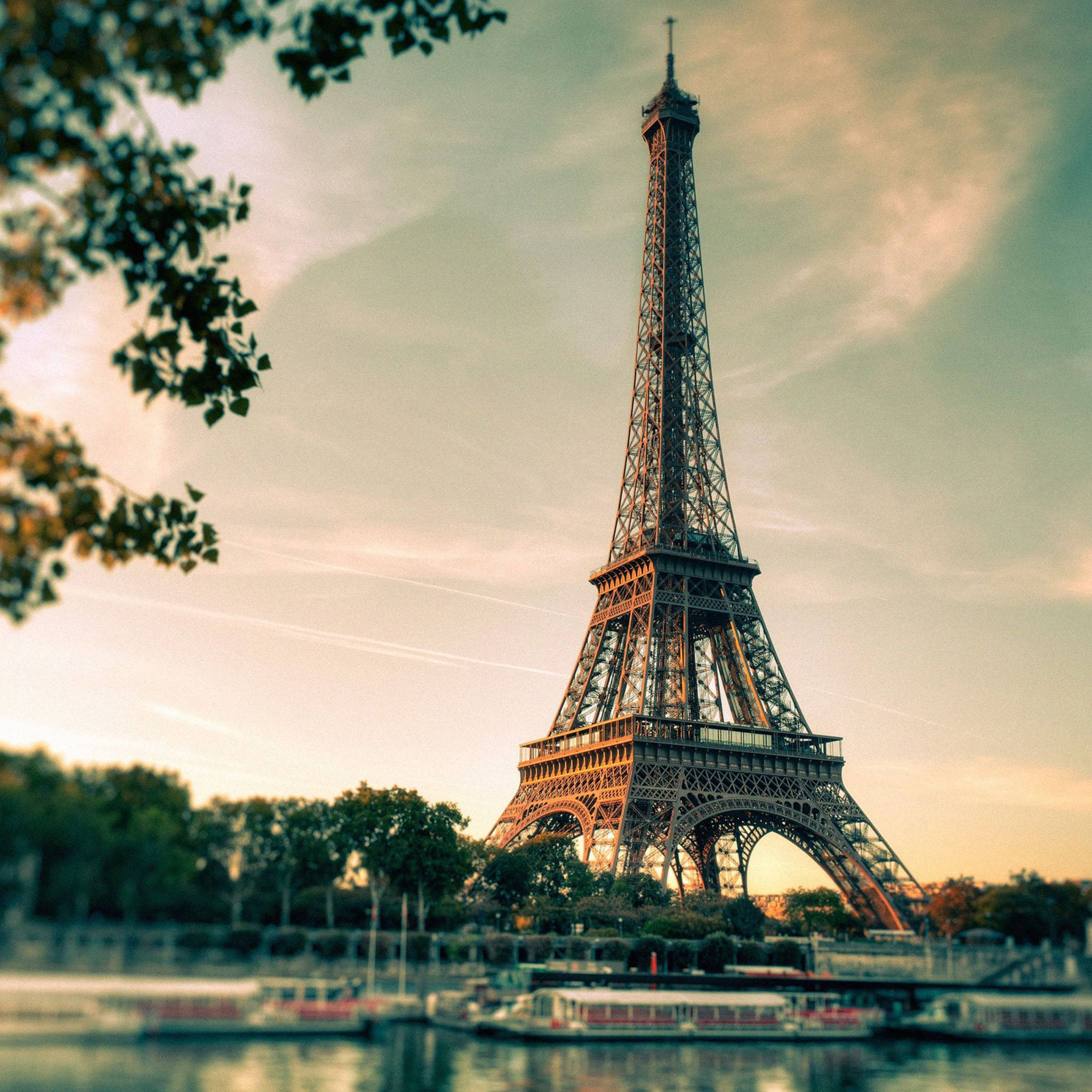Esteettinen iPad Eiffel-torni Taustakuvat
