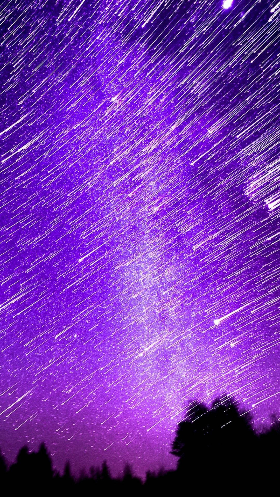 Esteettinen Leonid Meteoriparvi iPhone Taustakuvat