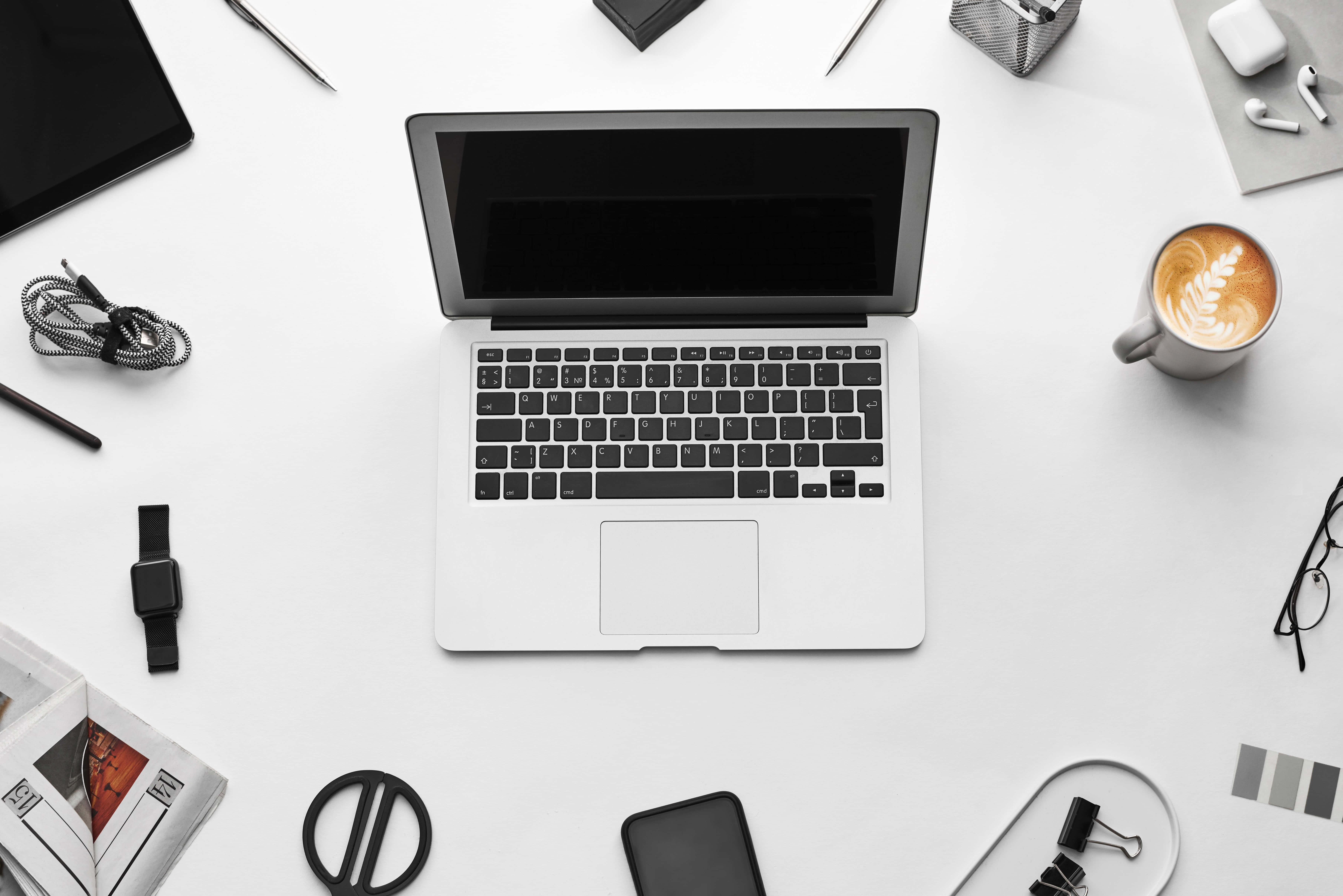 Esteettinen MacBook täydellisessä ympäristössä Taustakuvat