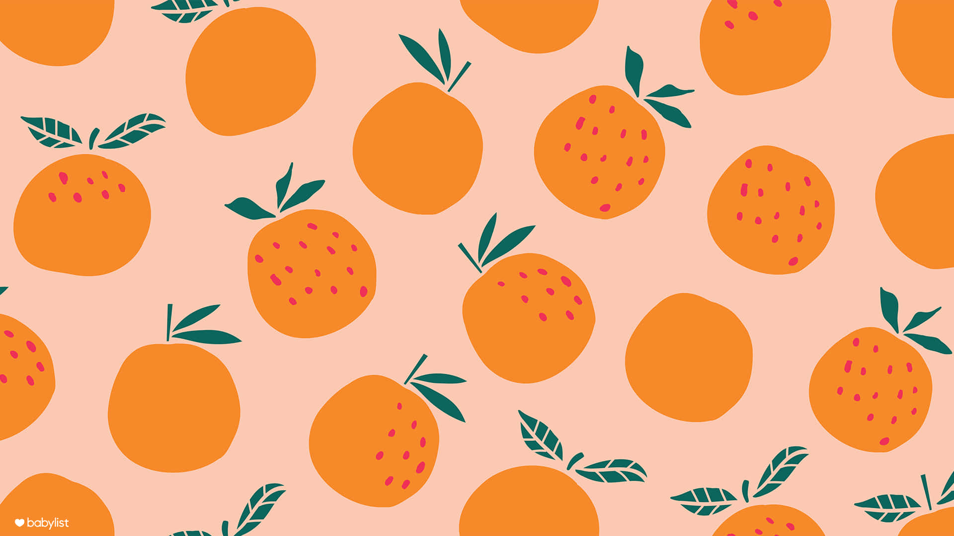 Esteettinen oranssi boho Mac Taustakuvat