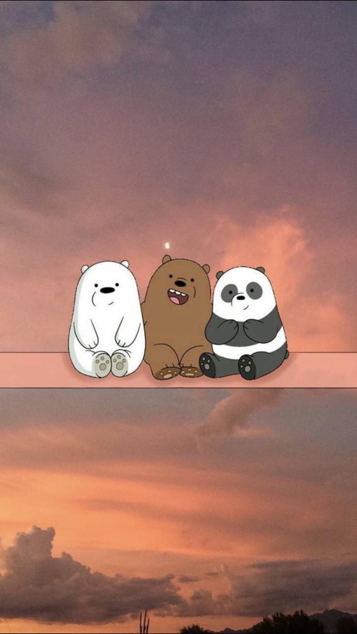 Esteettinen Panda, Grizz ja Jääkarhu Taustakuvat