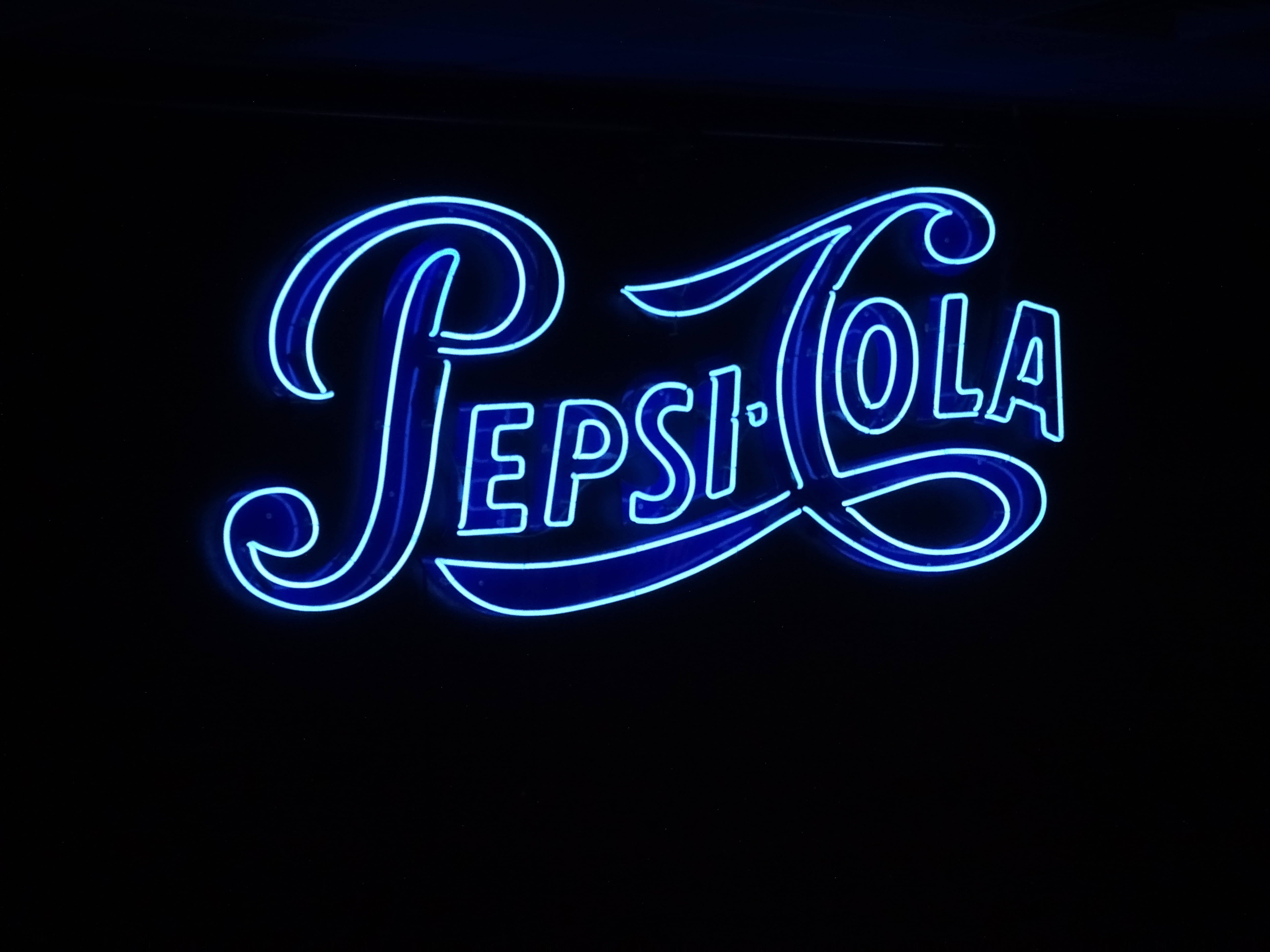 Esteettinen Pepsi Cola neonvalo kannettava Taustakuvat