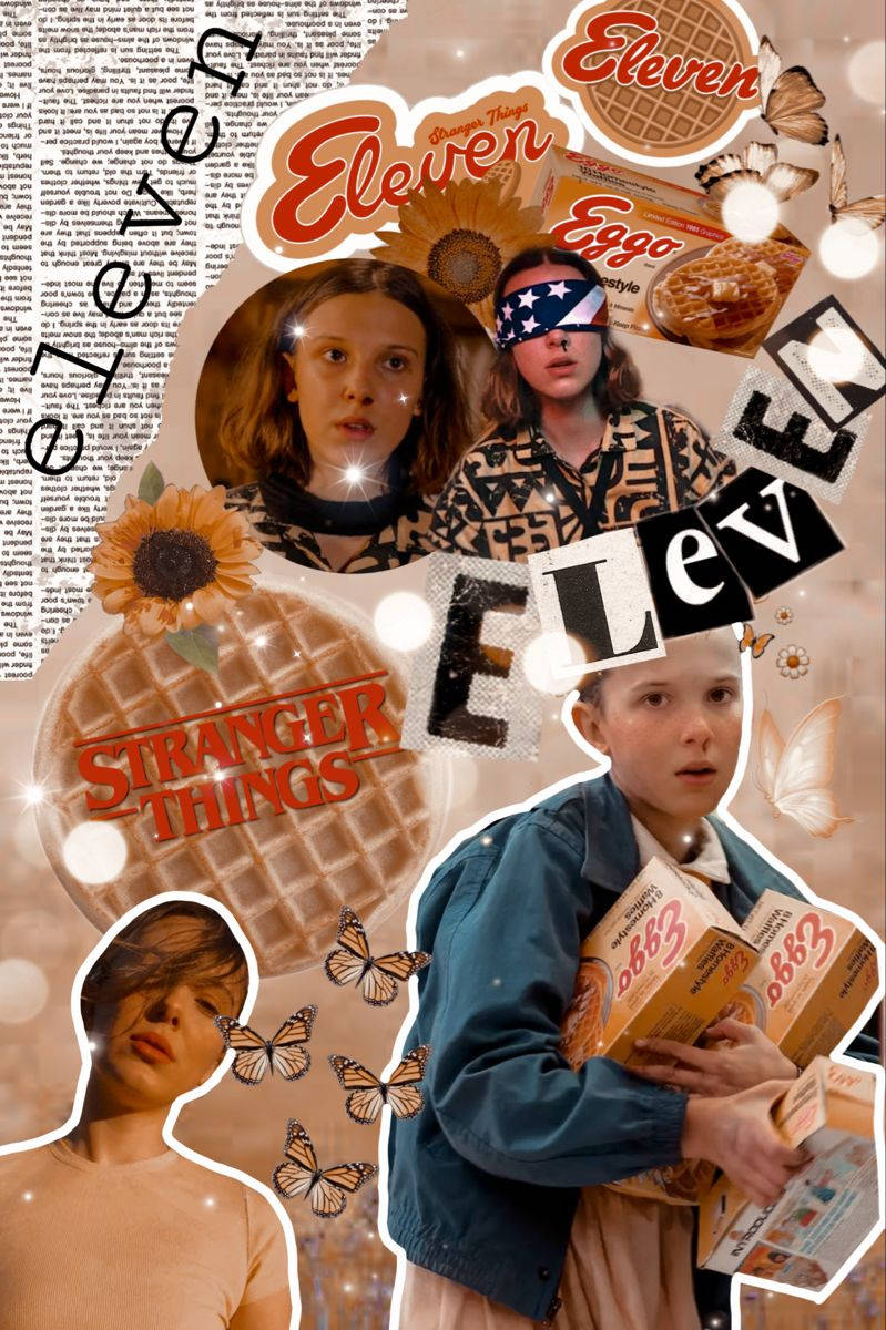 Esteettinen Stranger Things Eleven Millie Bobby Brown Taustakuvat