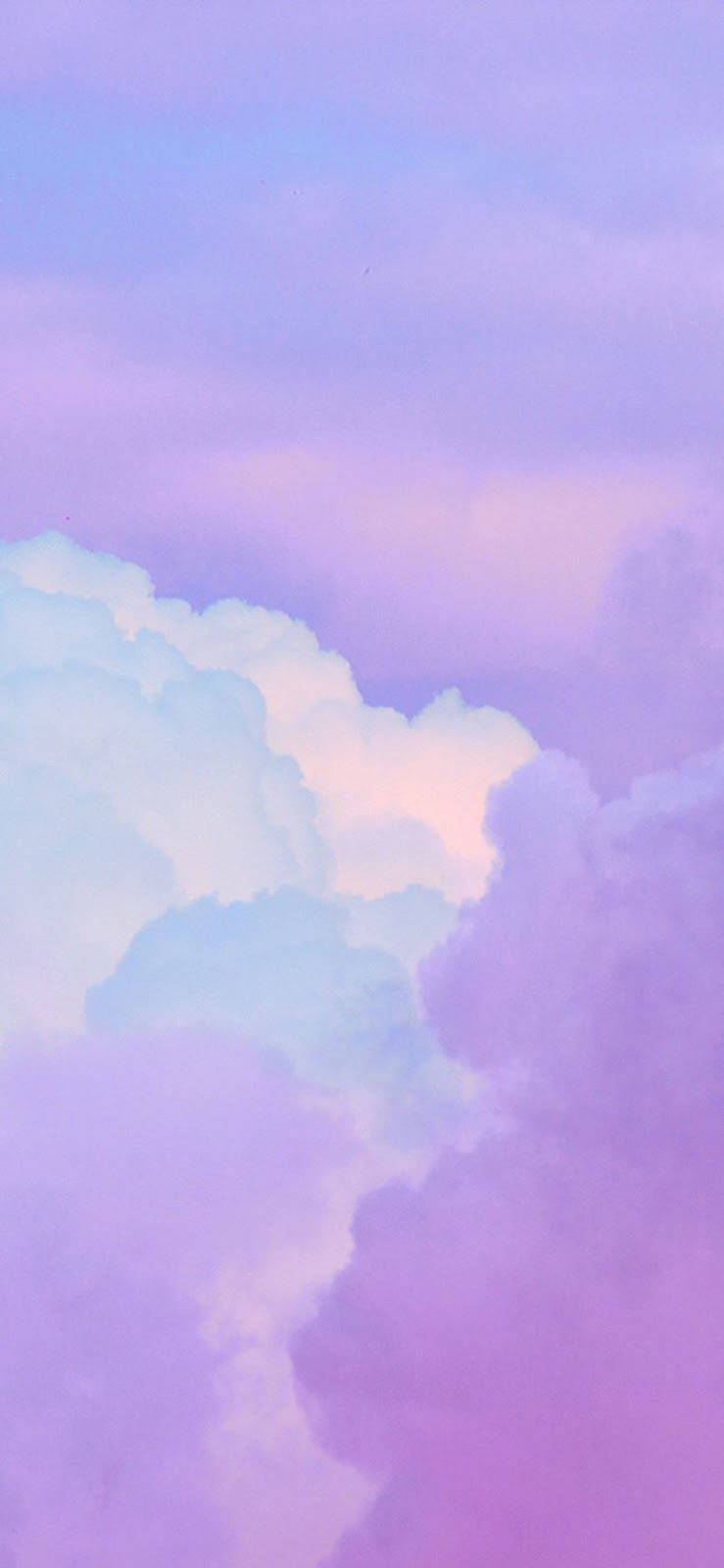 Esteettinen violetti taivas iPhonelle Taustakuvat