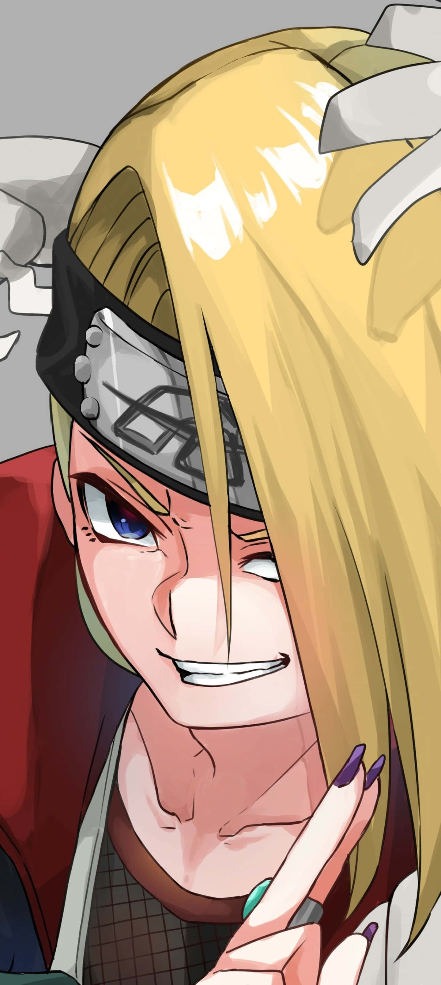 “Et voi koskea taiteeseeni!” -Deidara, Naruto Taustakuvat