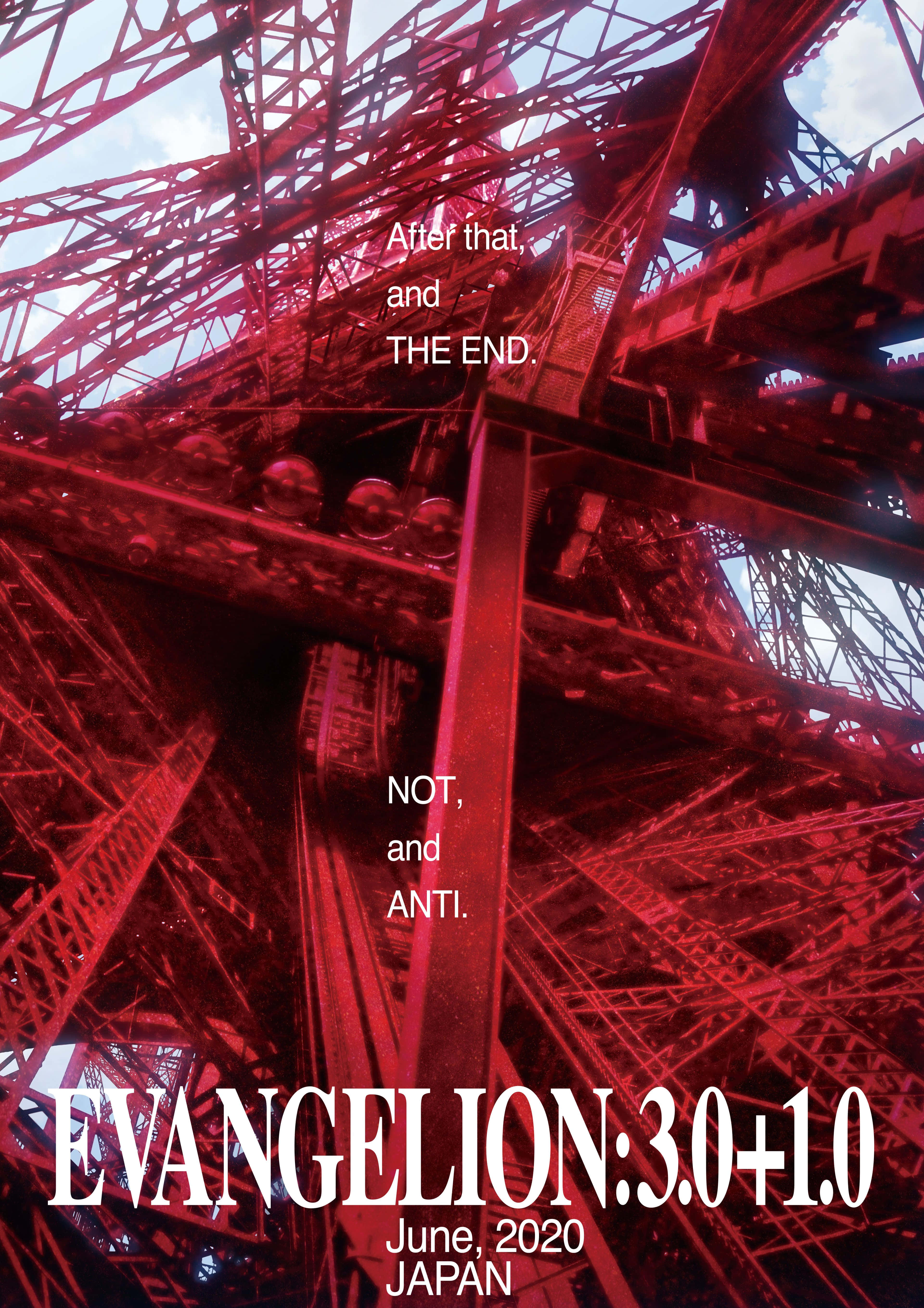 Evangelion 30 10 punaisen tornin kanssa Taustakuvat