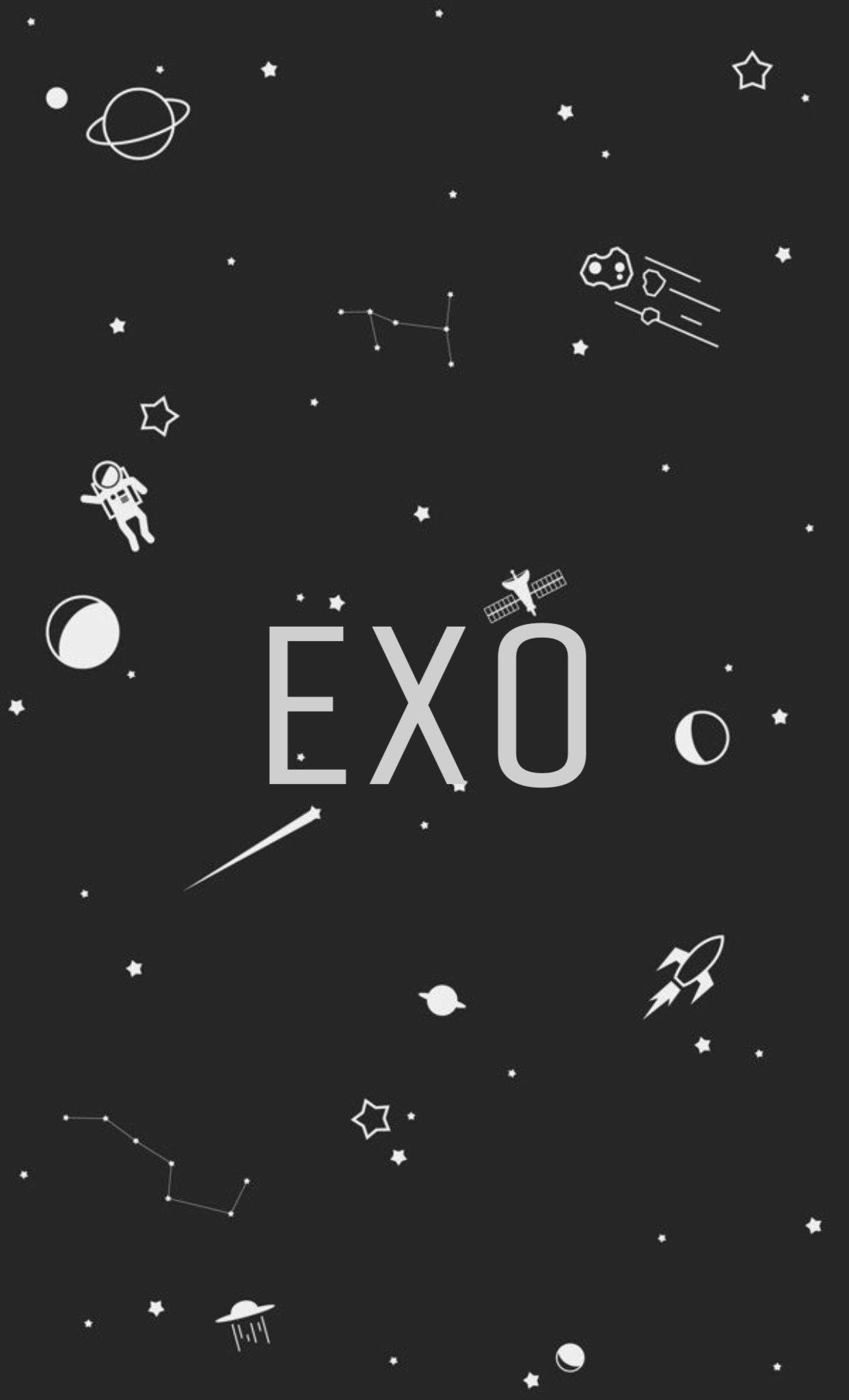 EXO Galaksi-fanitaide Taustakuvat