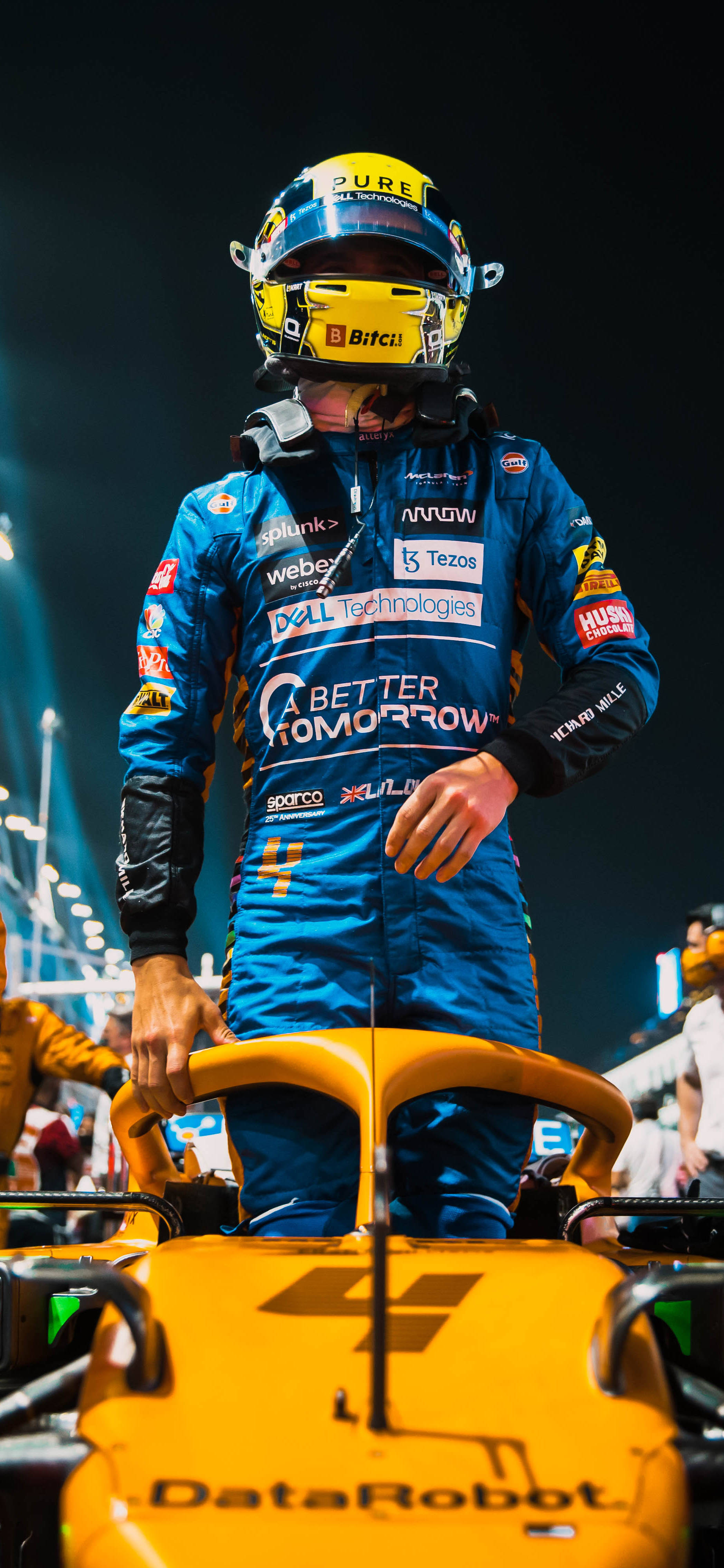 F1 Norris 2021 Saudi-Arabian GP iPhone Taustakuvat