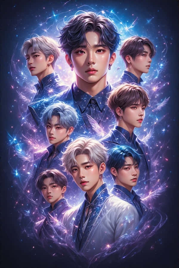 Fantasia Realistinen K-pop-ryhmä Taustakuvat