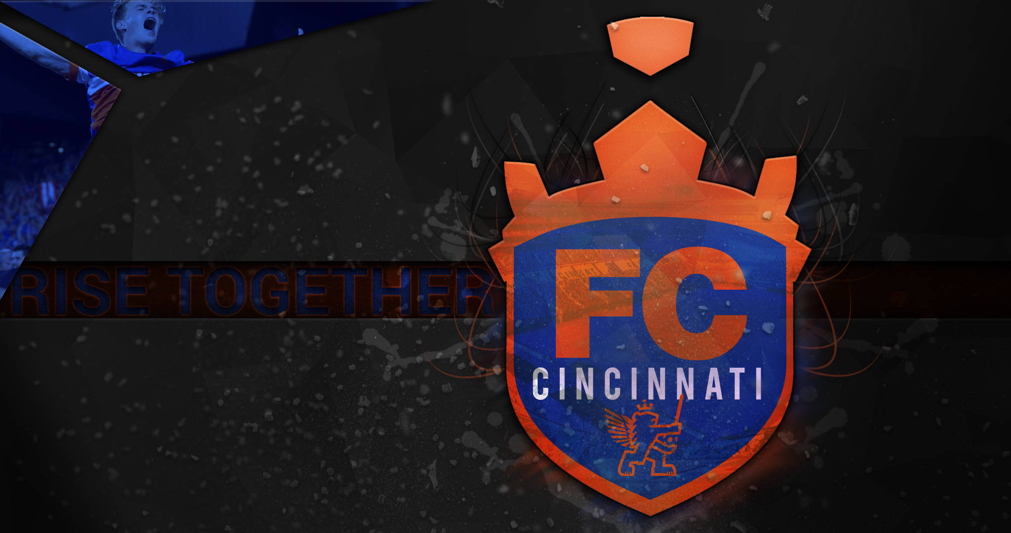 FC Cincinnati Nouse Yhdessä Taustakuvat