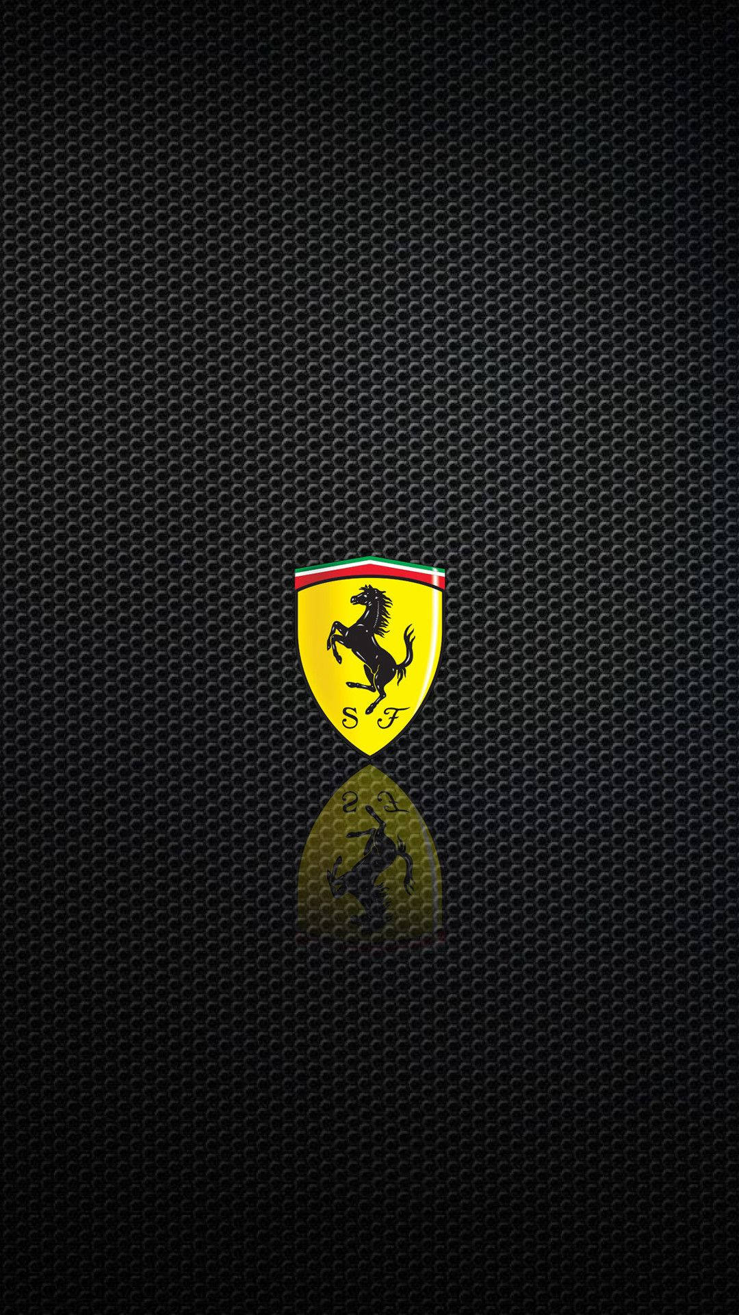 Ferrari Puhelimen Logo Musta Esteettinen Taustakuvat