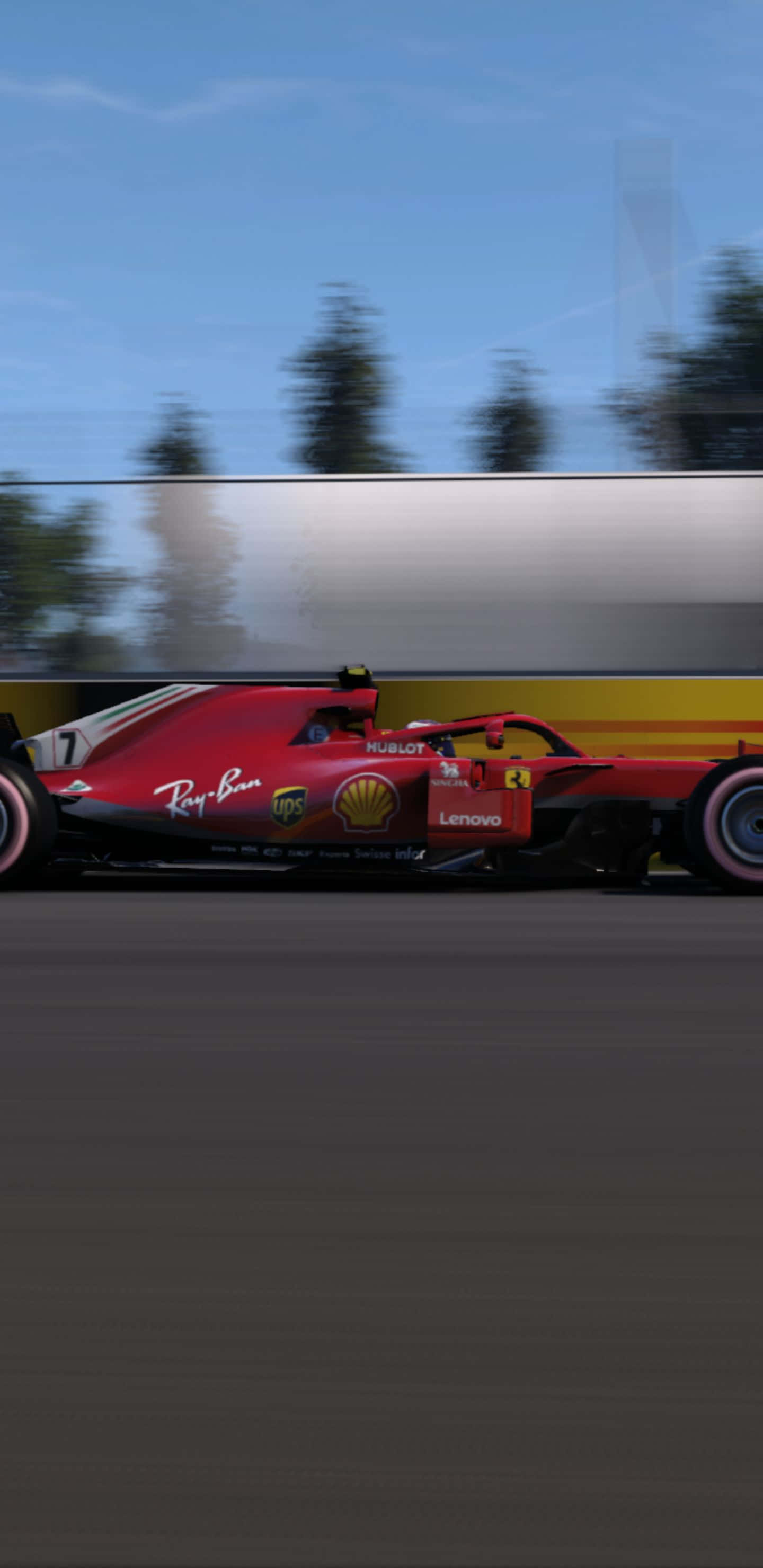 Ferrari SF71H F1 -kilpa-auto Pixel 3xl -taustakuva 2018 Taustakuvat