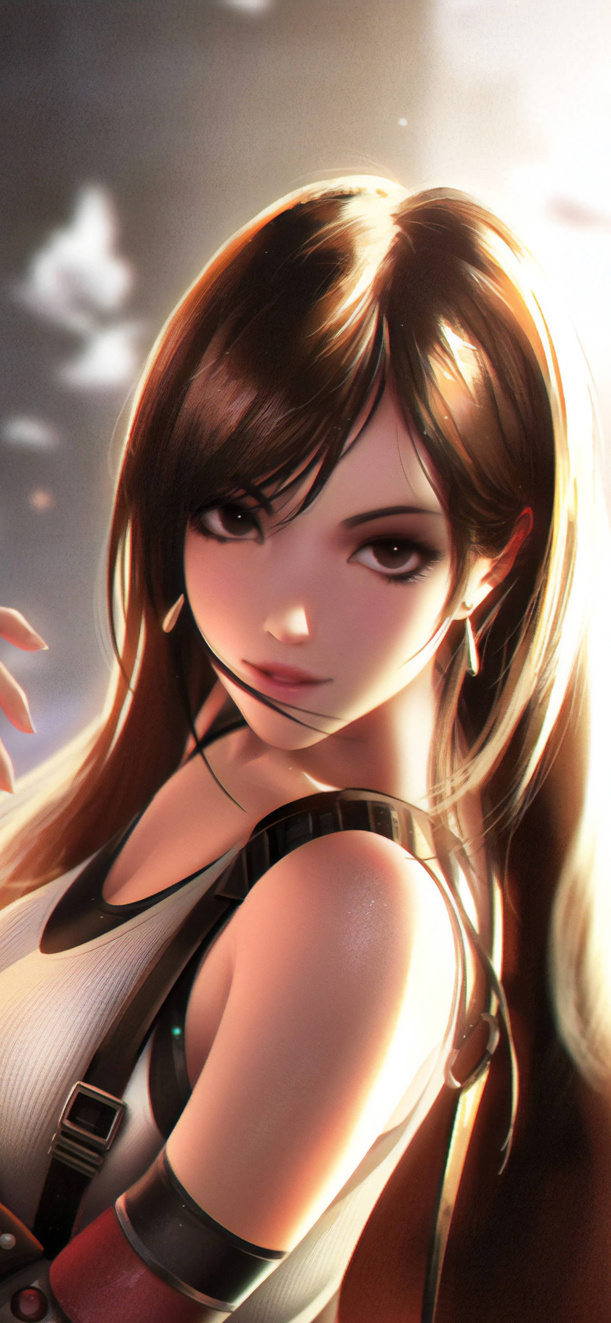 Final Fantasy iPhone Kaunis Tifa Taustakuvat