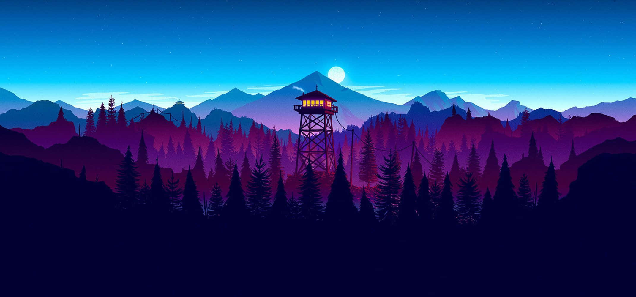 Firewatch-vuorten paras taustakuva näytölle Taustakuvat