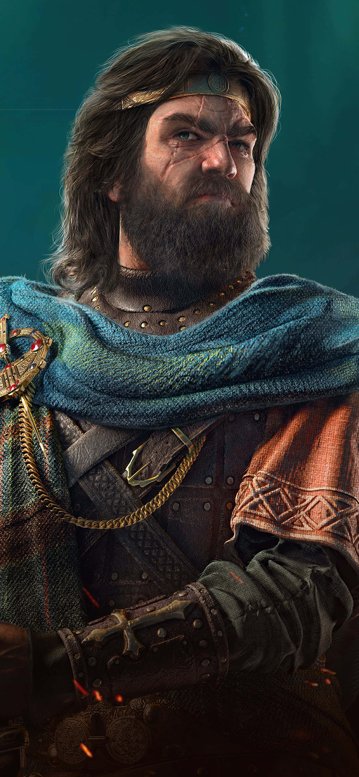 Flann Sinna iPhone Xs Max Assassin's Creed Valhalla -taustakuva Taustakuvat