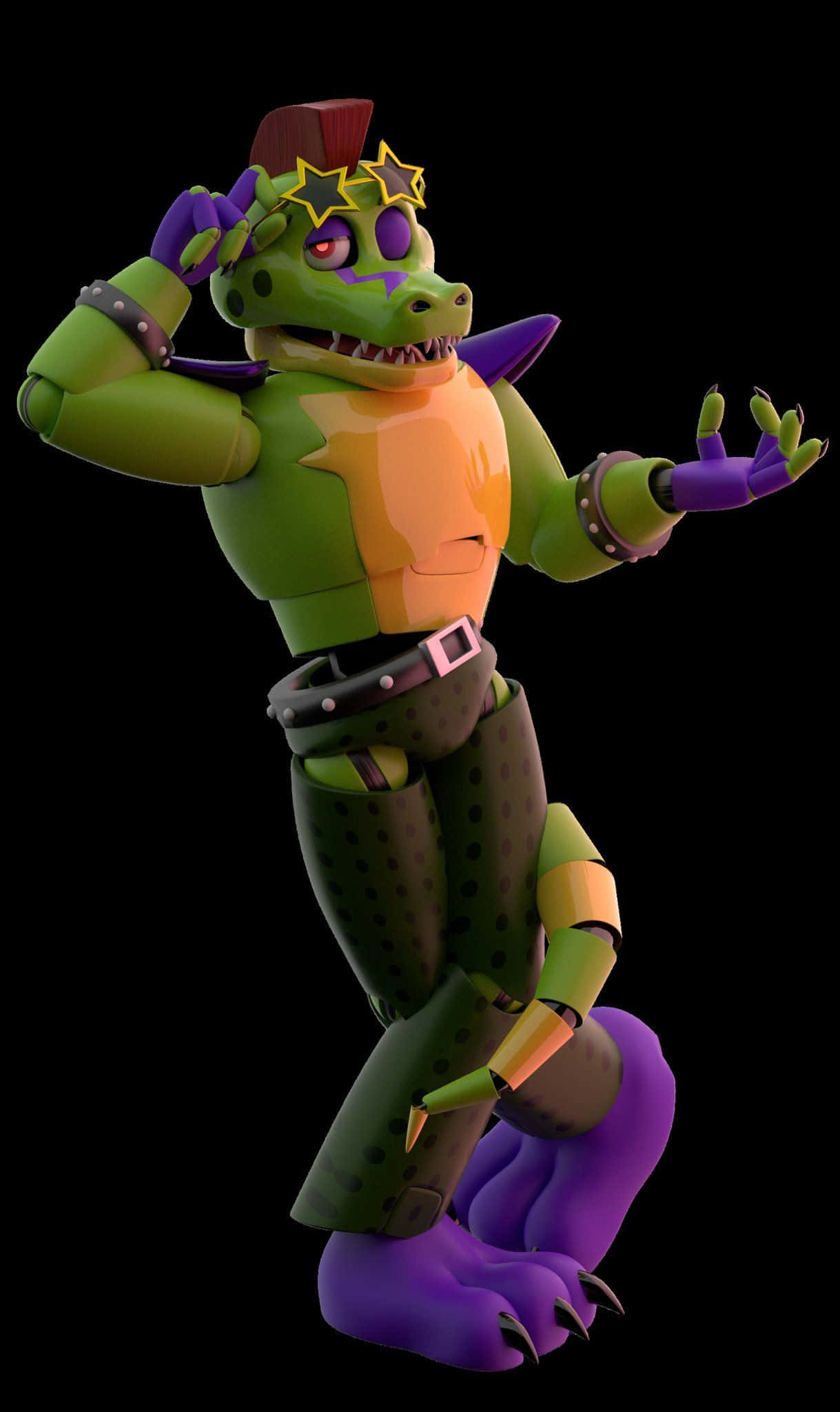 Fnaf Security Breach -taustakuva Montgomery Gator Taustakuvat