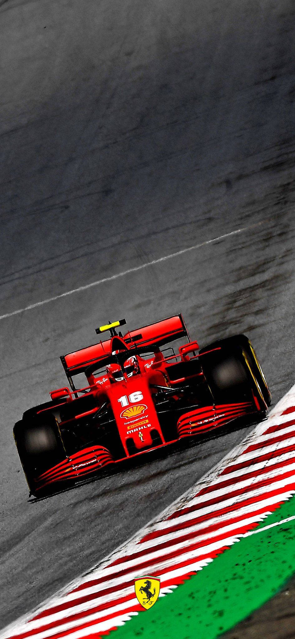 Formula 1 -punainen Scuderia Ferrari -puhelin Taustakuvat