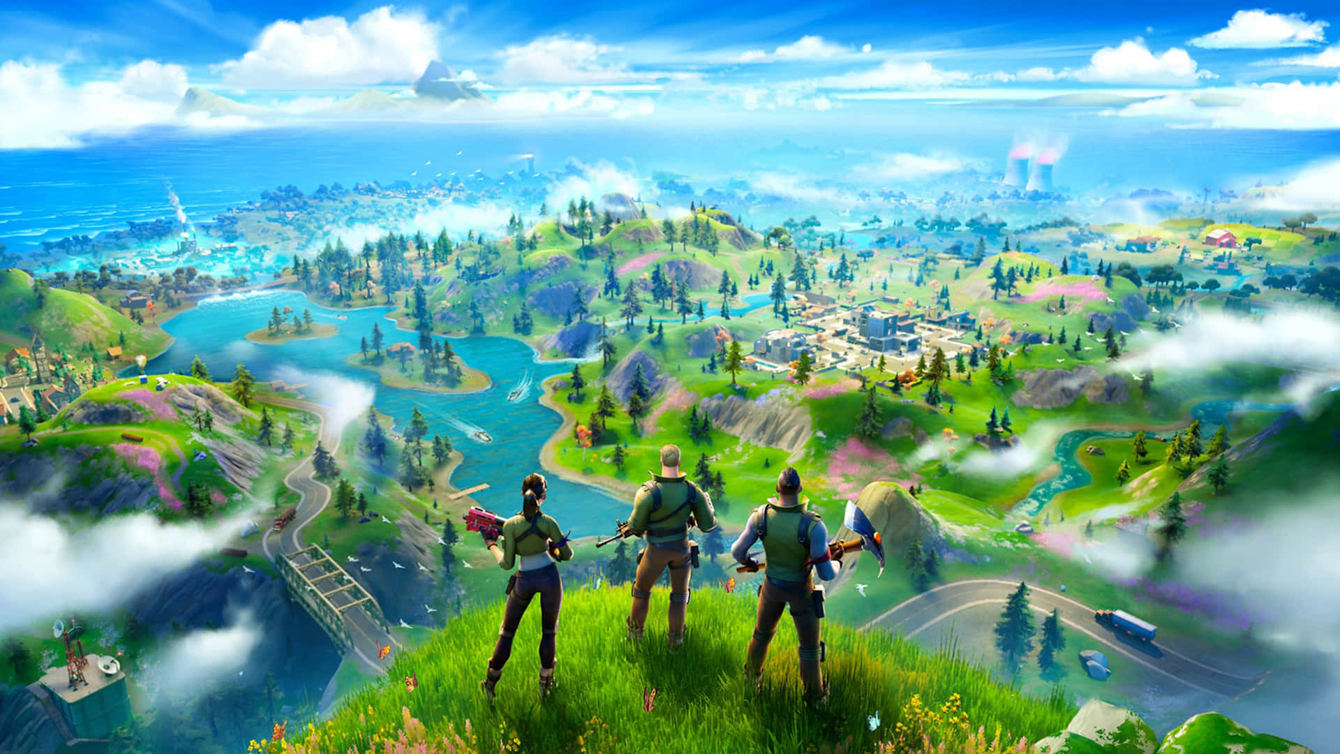 Fortnite Battle Royale -sijainti 4K Taustakuvat