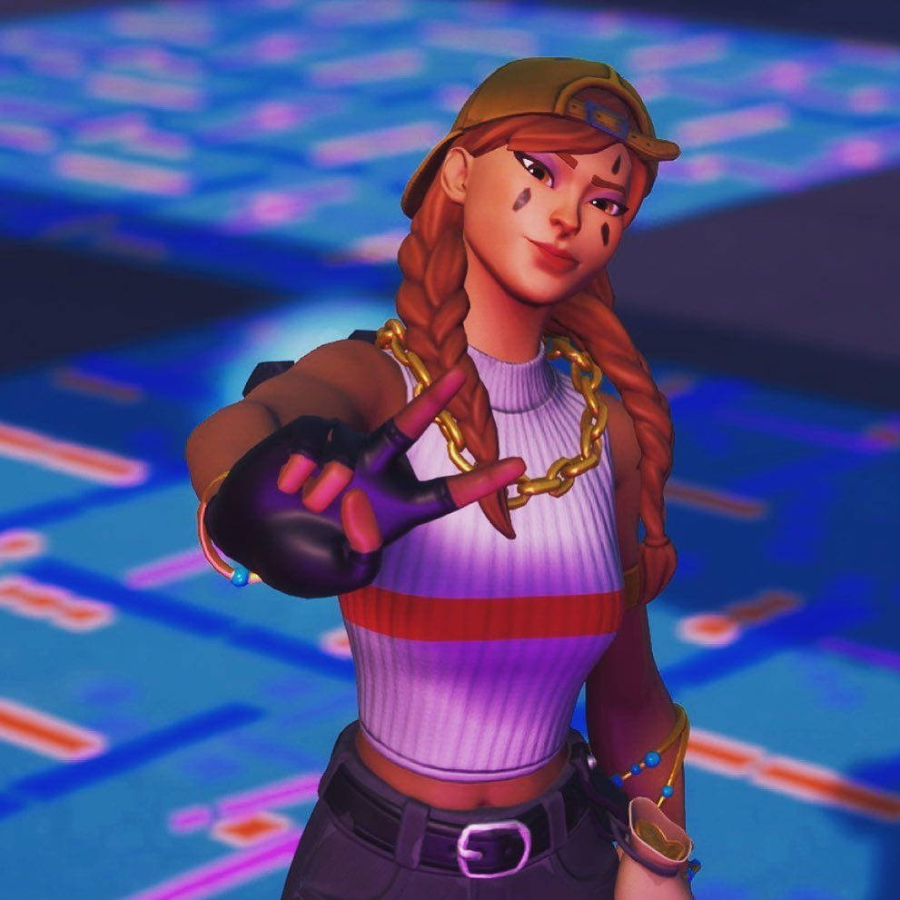 Fortnite PFP Cool Aura Rauhanmerkki Taustakuvat