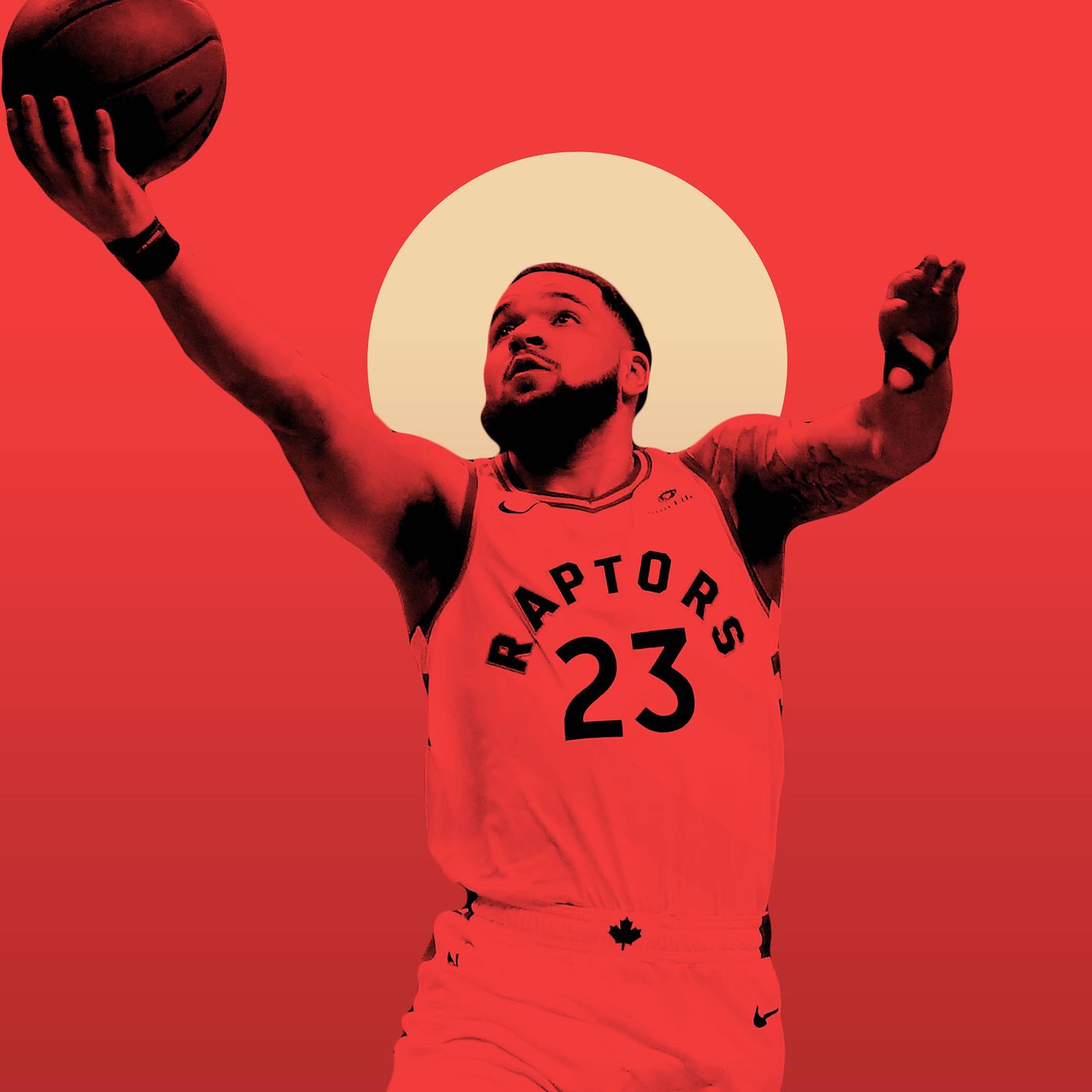 Fred Vanvleet punainen taideteos Taustakuvat
