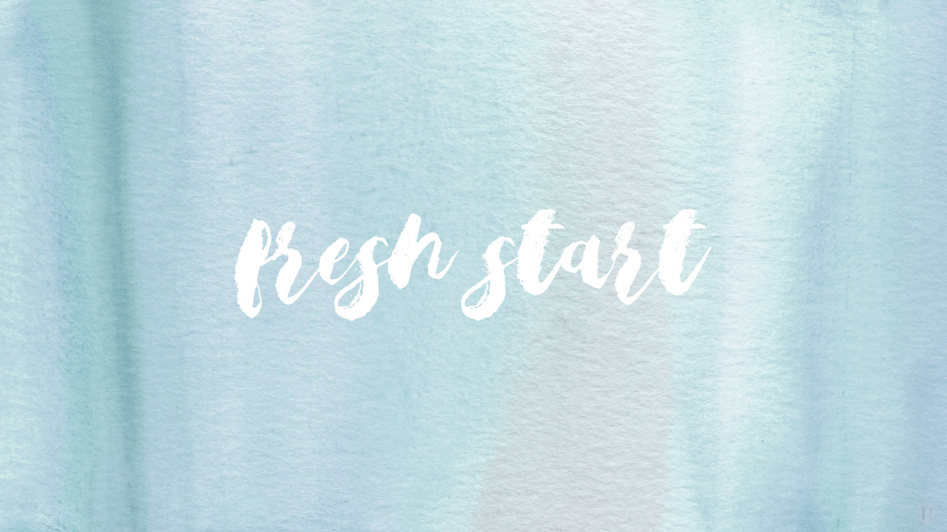 Fresh Start Yksinkertainen Sininen Estetiikka Taustakuvat